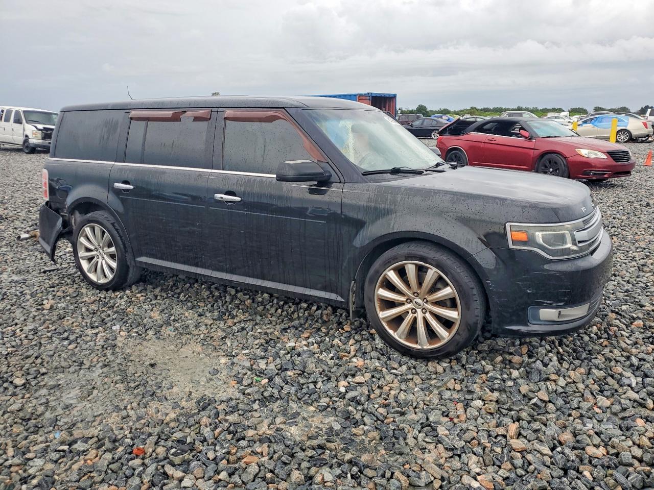 2014 Ford Flex Limited Black vin: 2FMGK5D84EBD24527