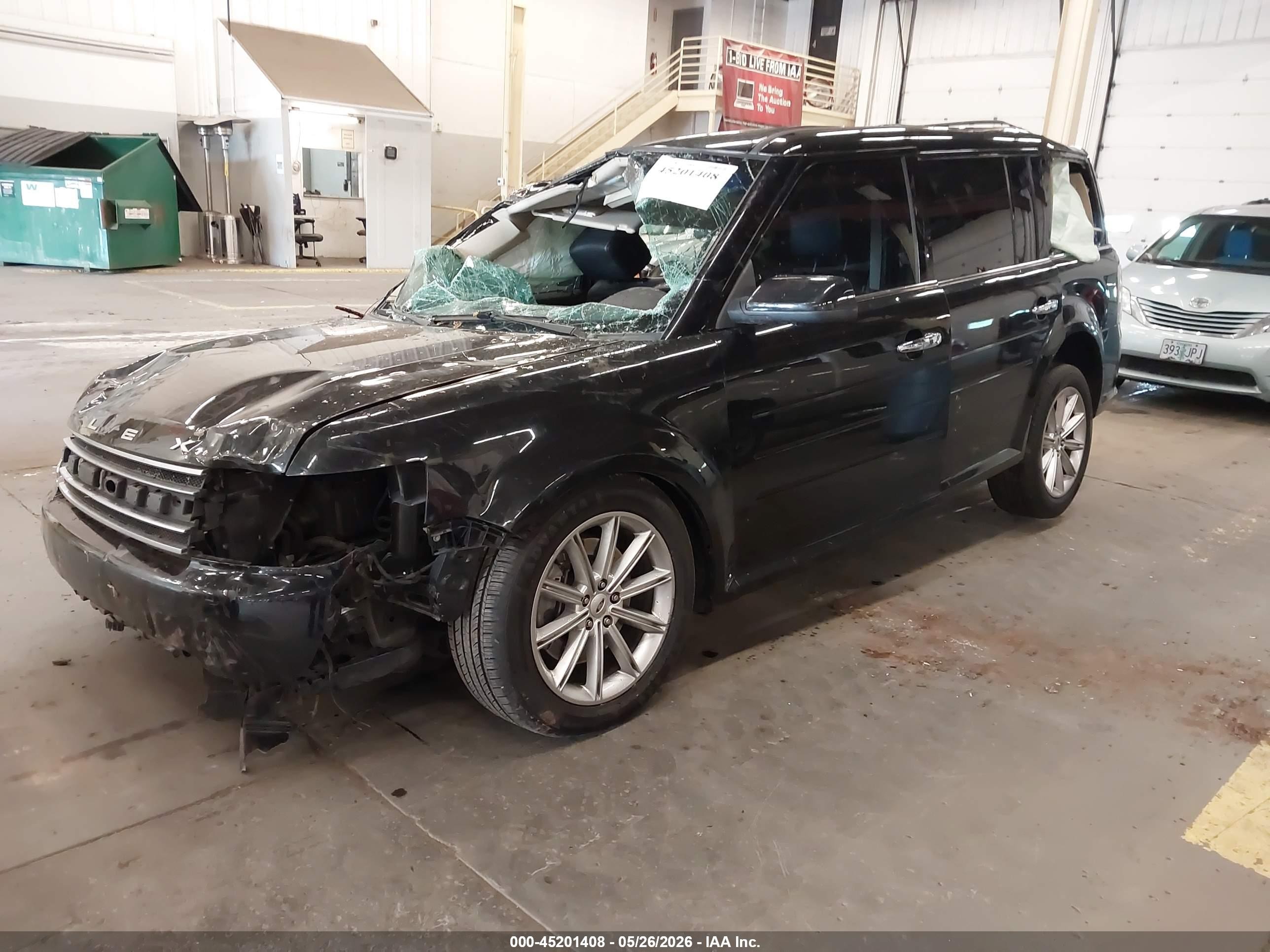 2015 Ford Flex Limited Черный vin: 2FMGK5D85FBA15151