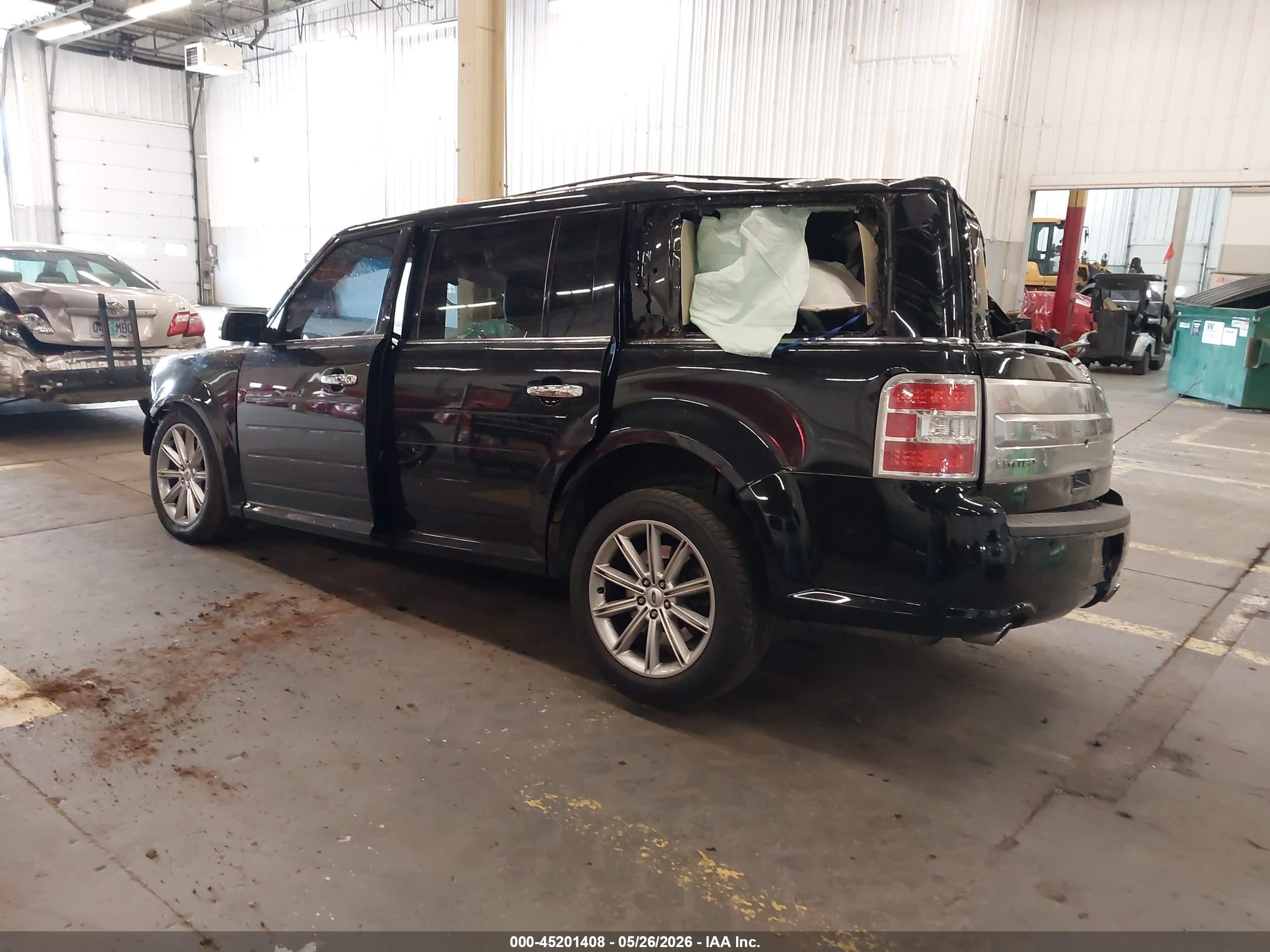 2015 Ford Flex Limited Черный vin: 2FMGK5D85FBA15151