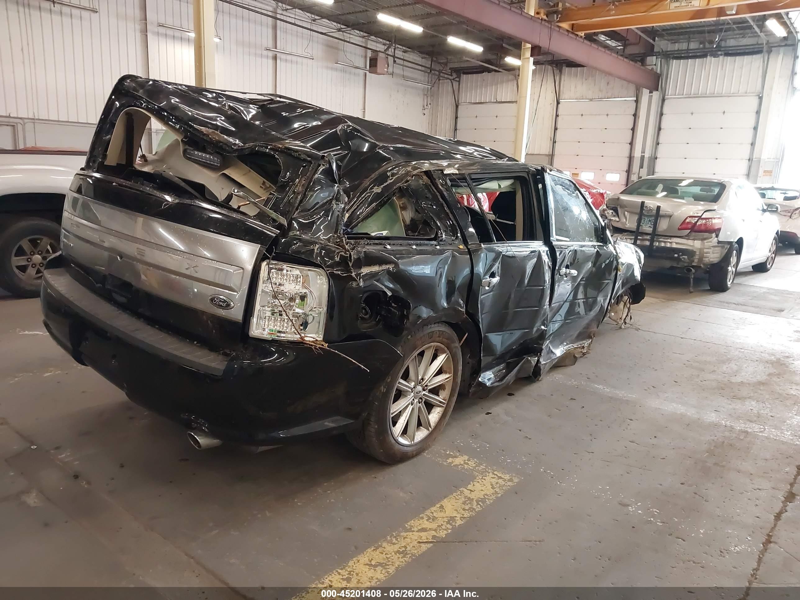 2015 Ford Flex Limited Черный vin: 2FMGK5D85FBA15151