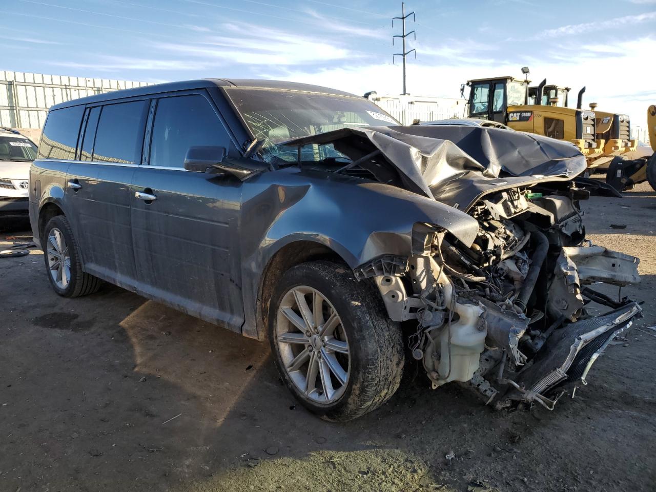 2019 Ford Flex Limited Gray vin: 2FMGK5D85KBA32123