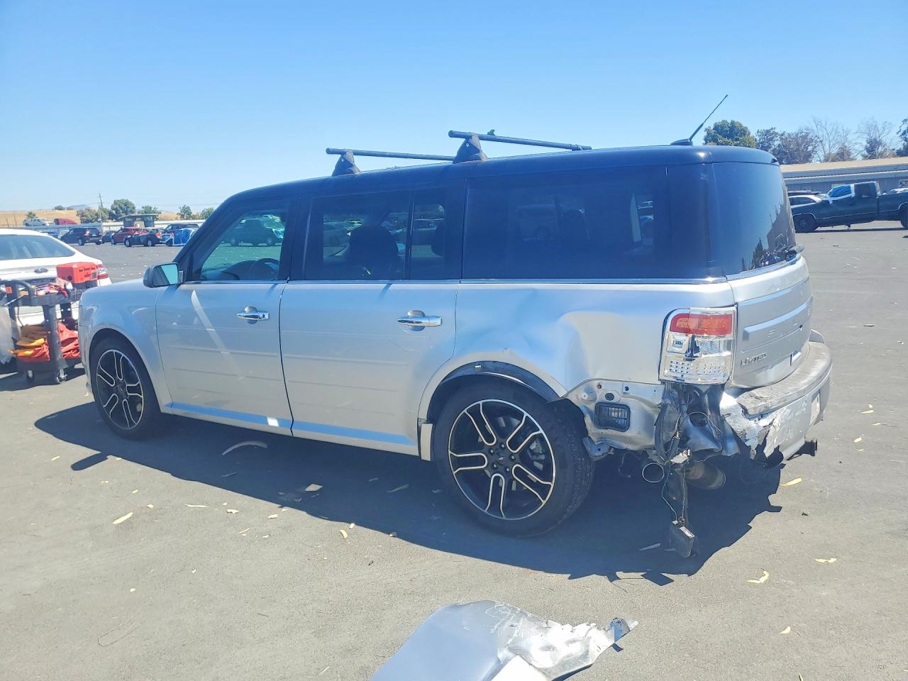 2013 Ford Flex Limited Серебряный vin: 2FMGK5D86DBD03337