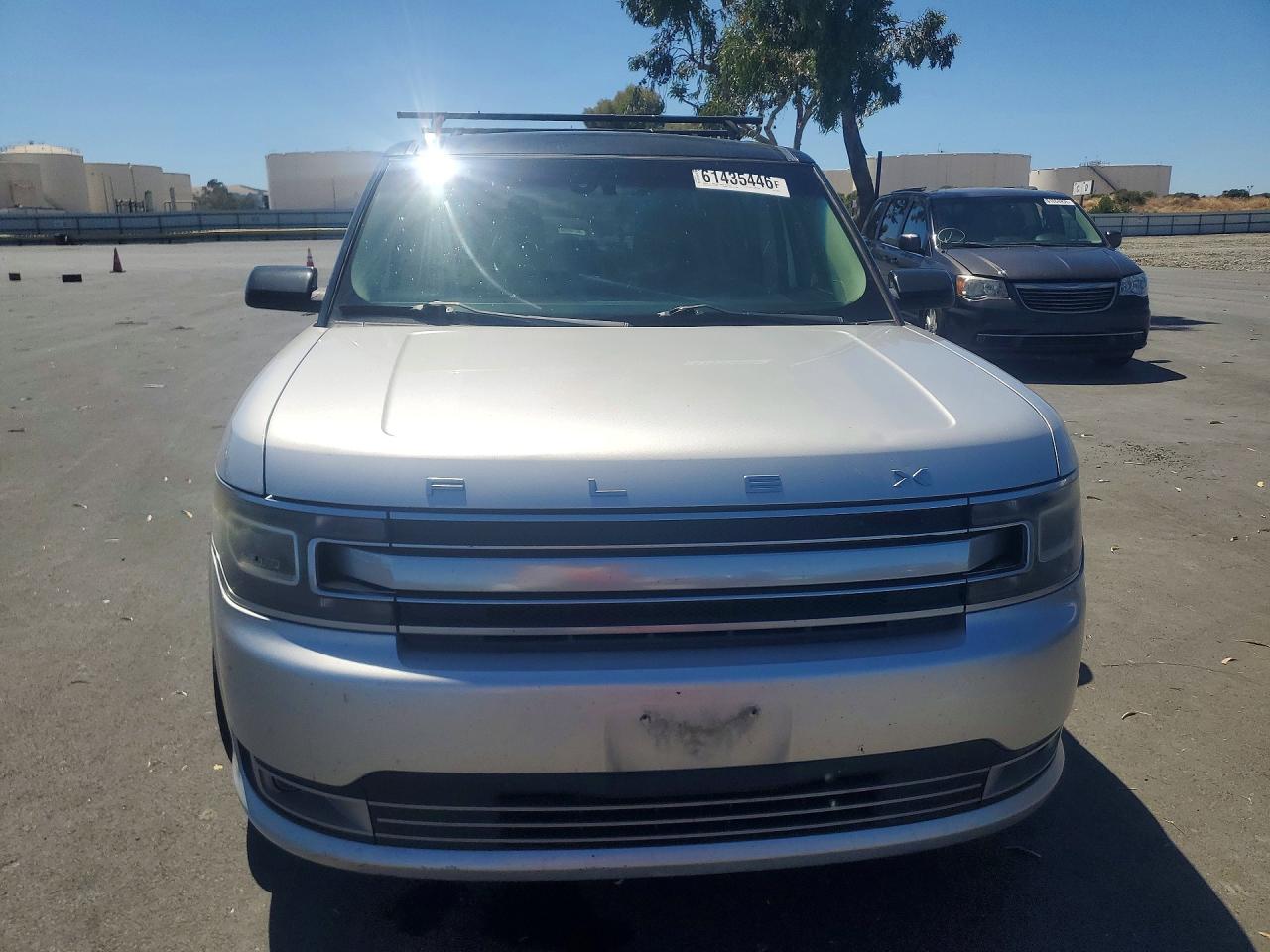 2013 Ford Flex Limited Серебряный vin: 2FMGK5D86DBD03337