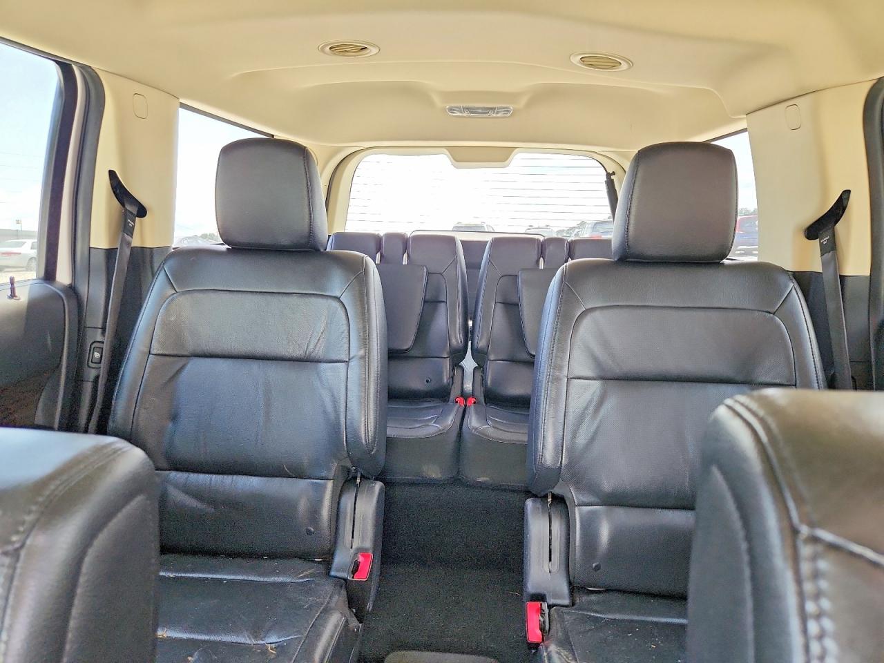 2013 Ford Flex Limited White vin: 2FMGK5D86DBD09249