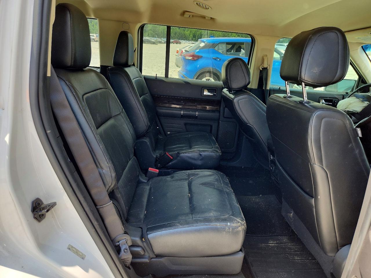 2013 Ford Flex Limited White vin: 2FMGK5D86DBD09249