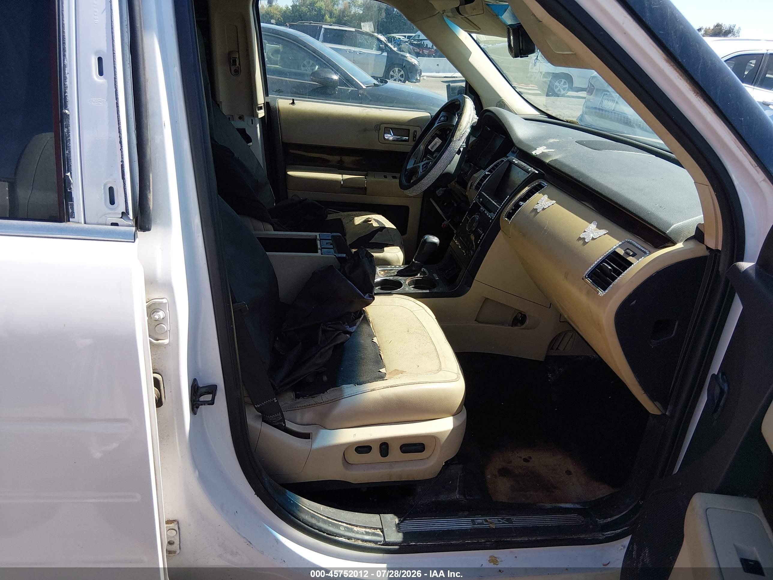 2013 Ford Flex Limited Белый vin: 2FMGK5D86DBD18954