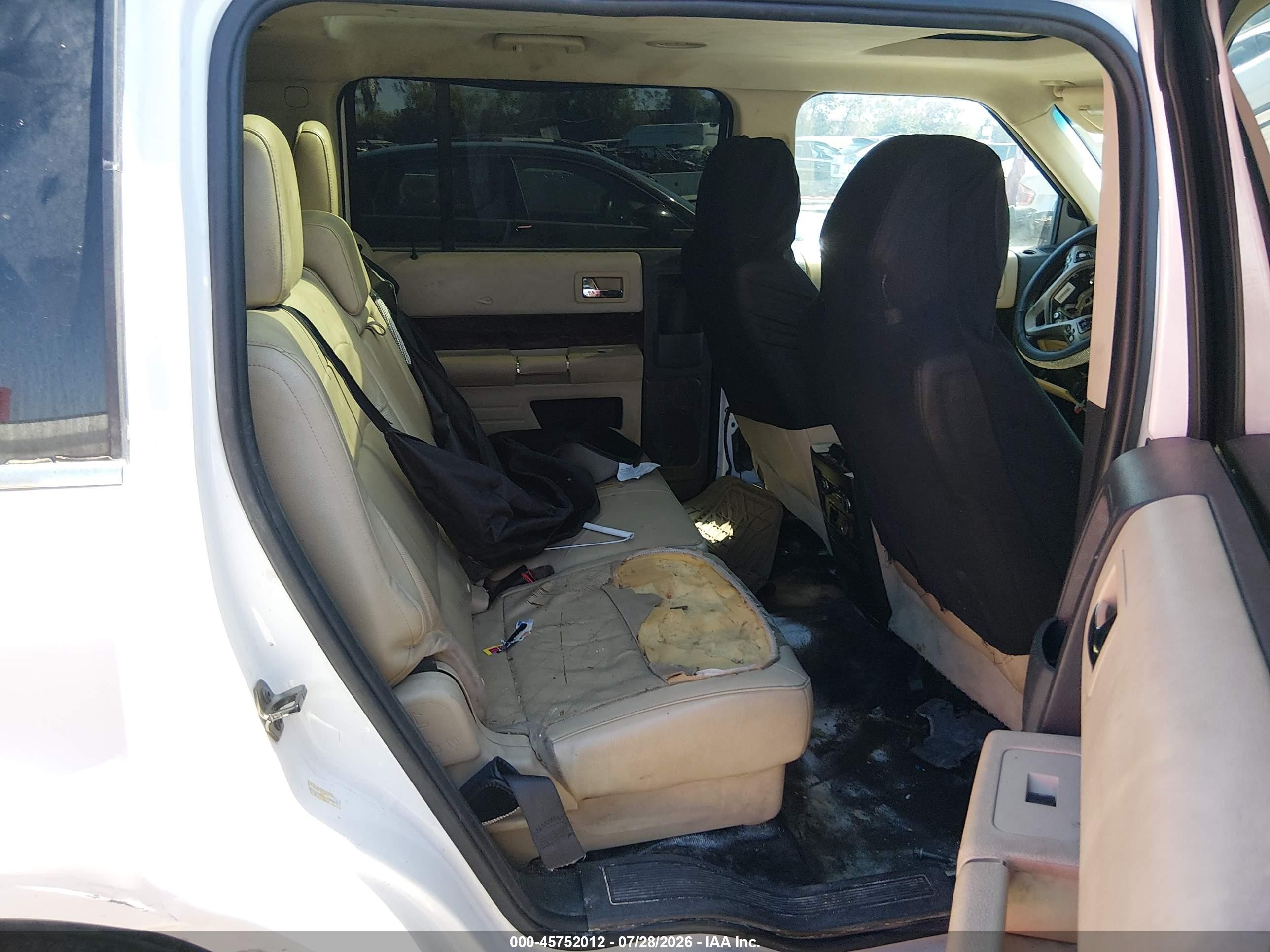 2013 Ford Flex Limited Белый vin: 2FMGK5D86DBD18954