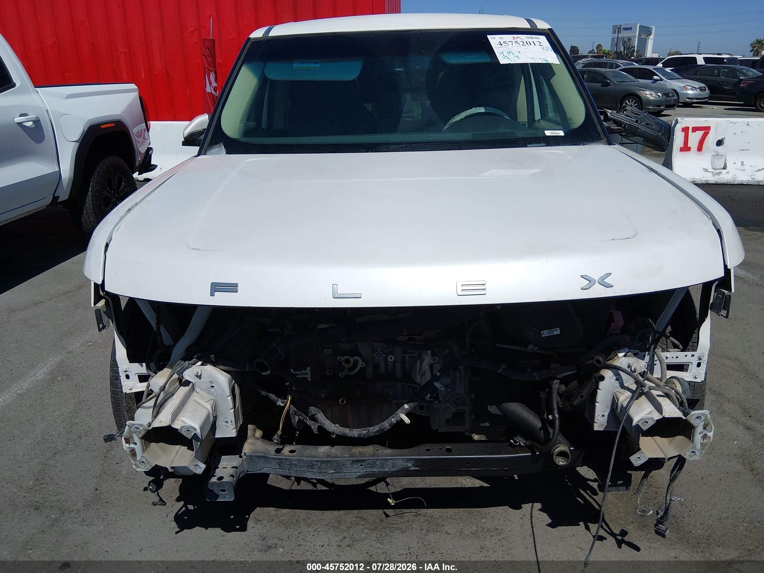 2013 Ford Flex Limited Белый vin: 2FMGK5D86DBD18954