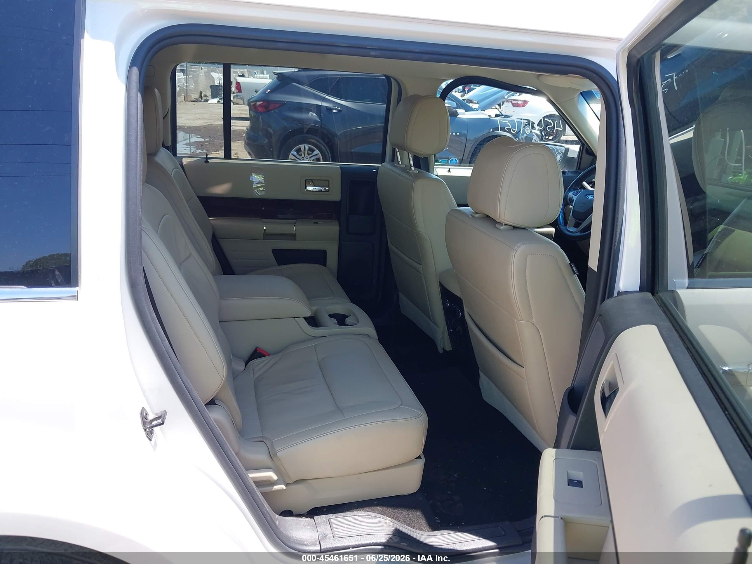 2013 Ford Flex Limited White vin: 2FMGK5D86DBD33387