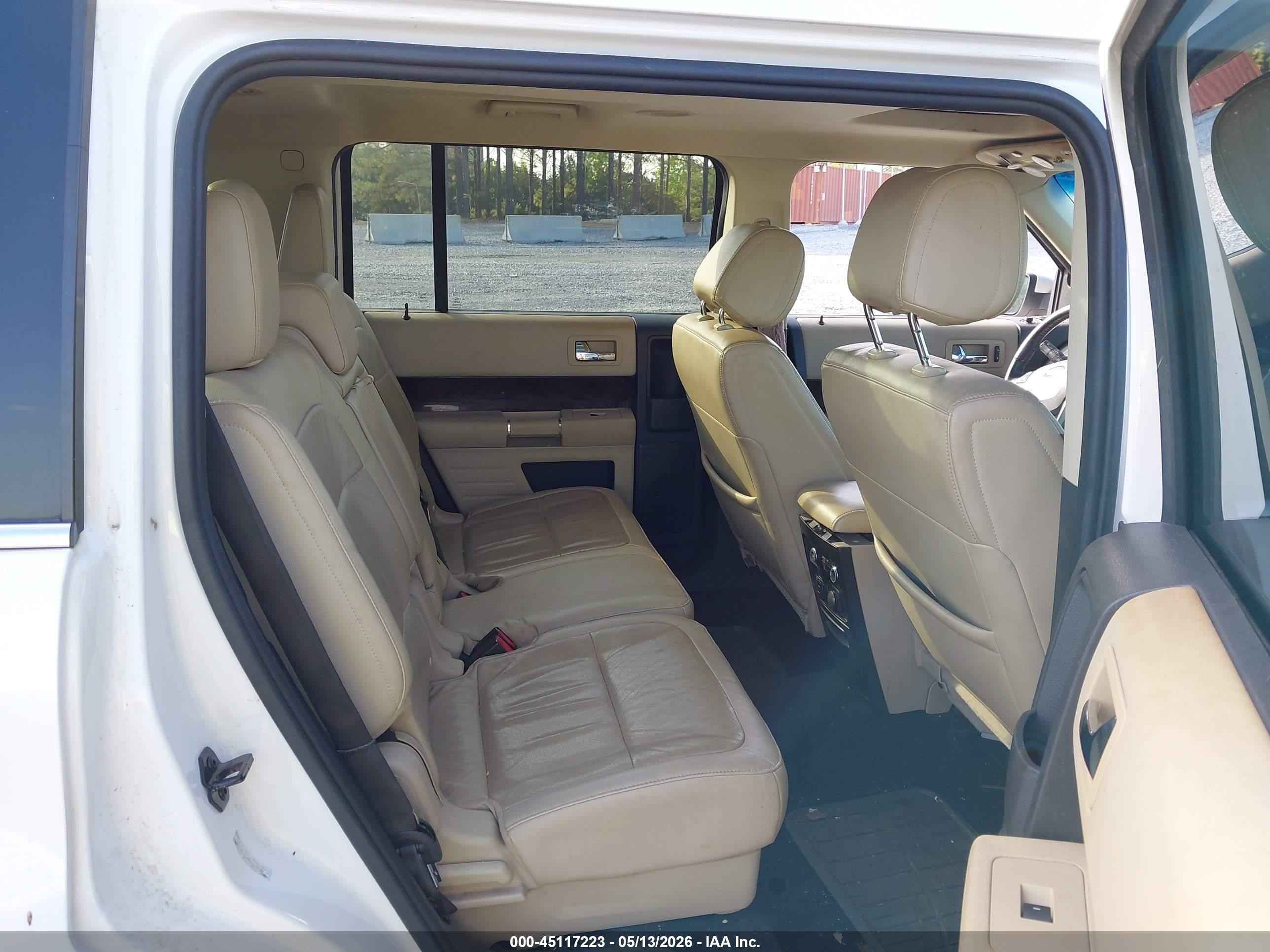 2014 Ford Flex Limited White vin: 2FMGK5D86EBD10158