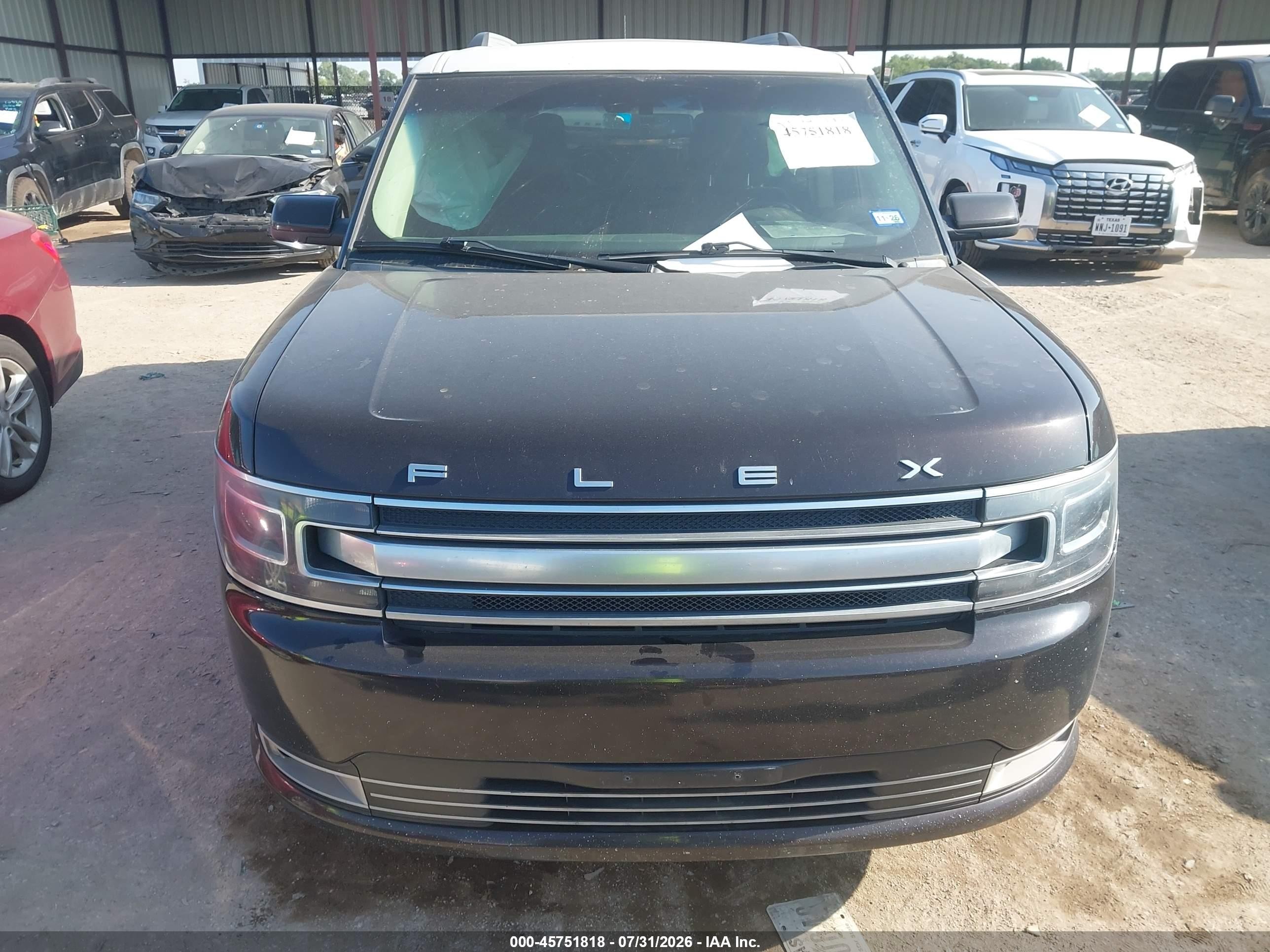 2014 Ford Flex Limited Black vin: 2FMGK5D86EBD15487