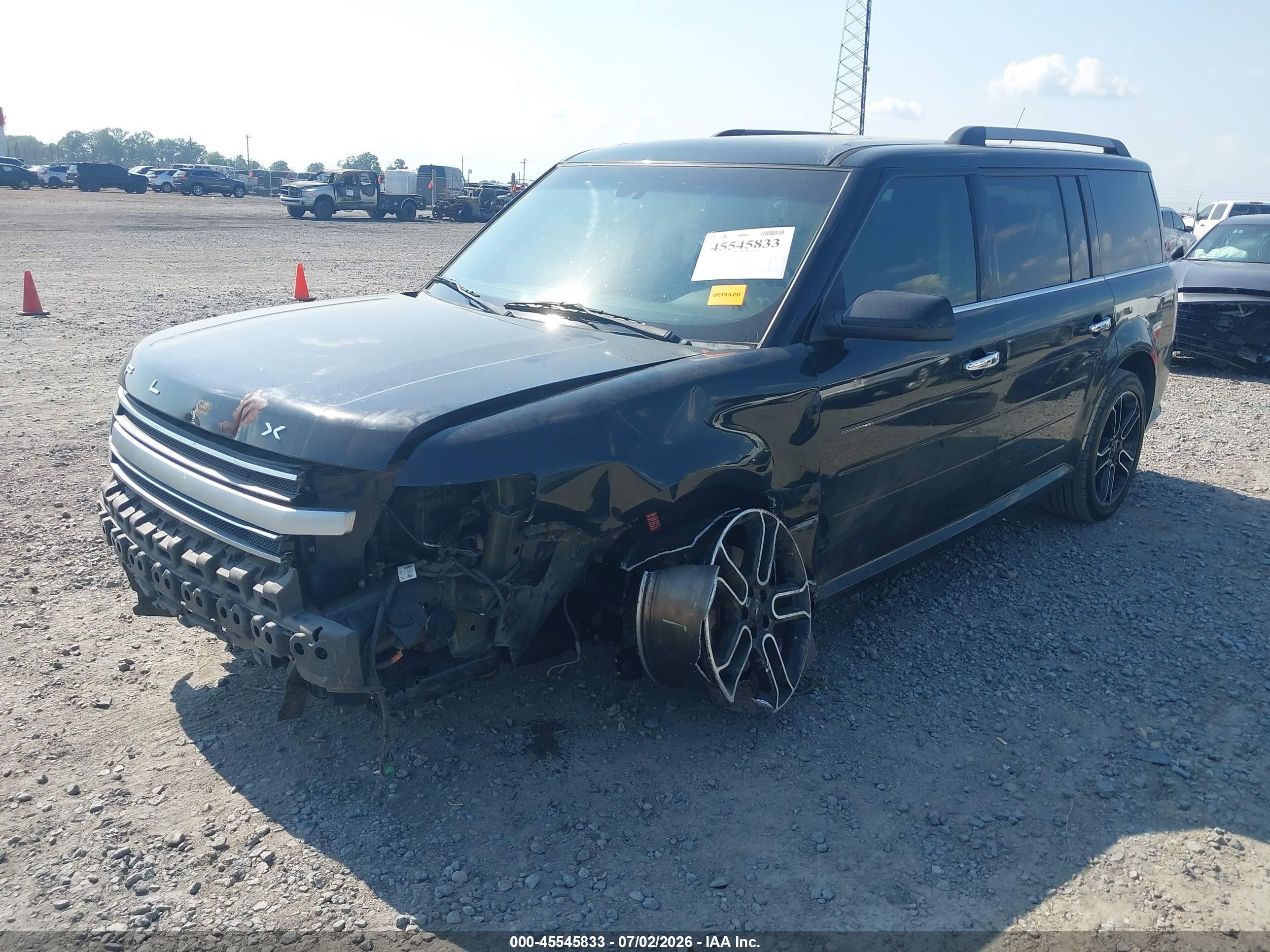 2014 Ford Flex Limited Black vin: 2FMGK5D86EBD22665