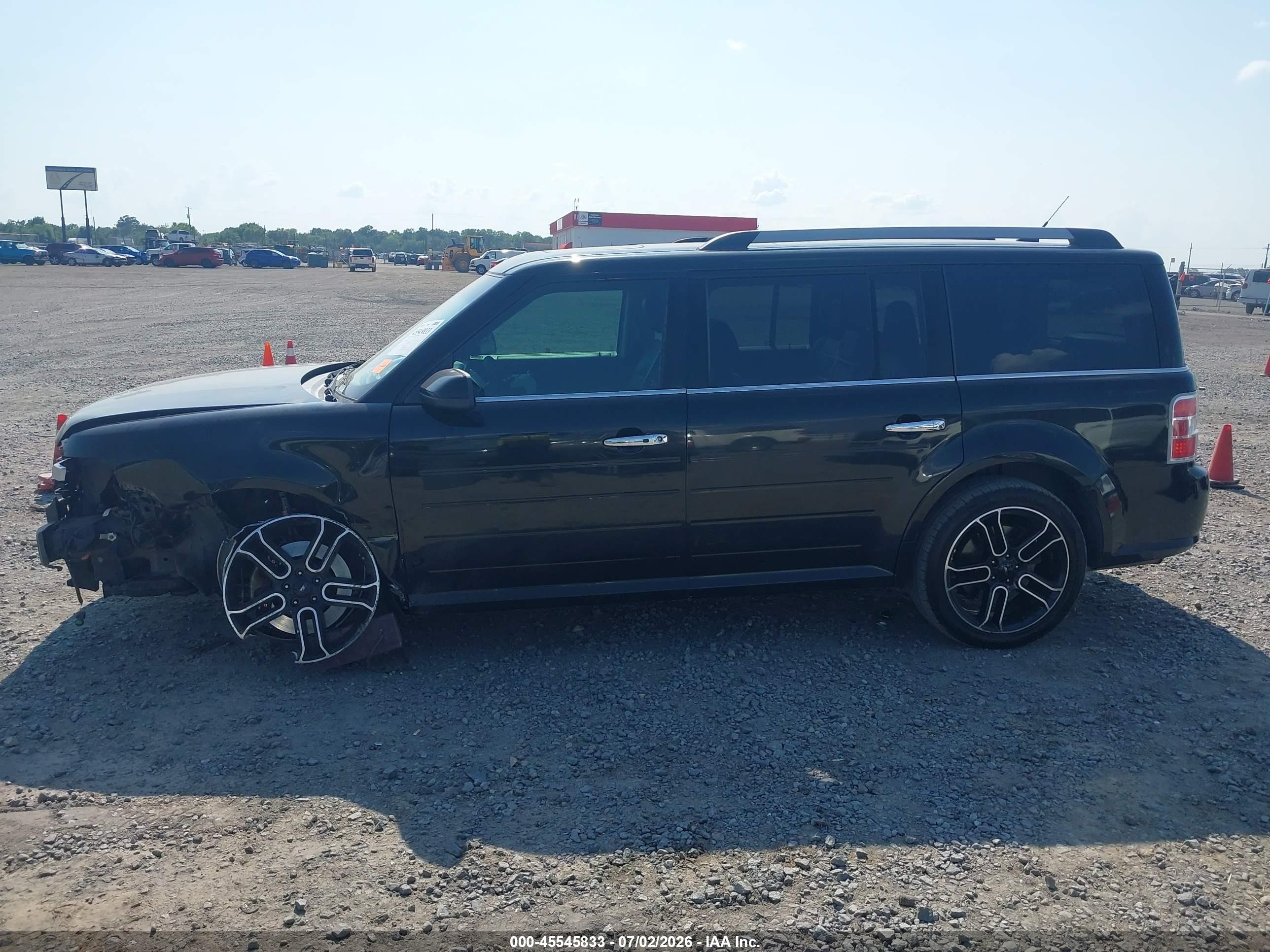 2014 Ford Flex Limited Black vin: 2FMGK5D86EBD22665
