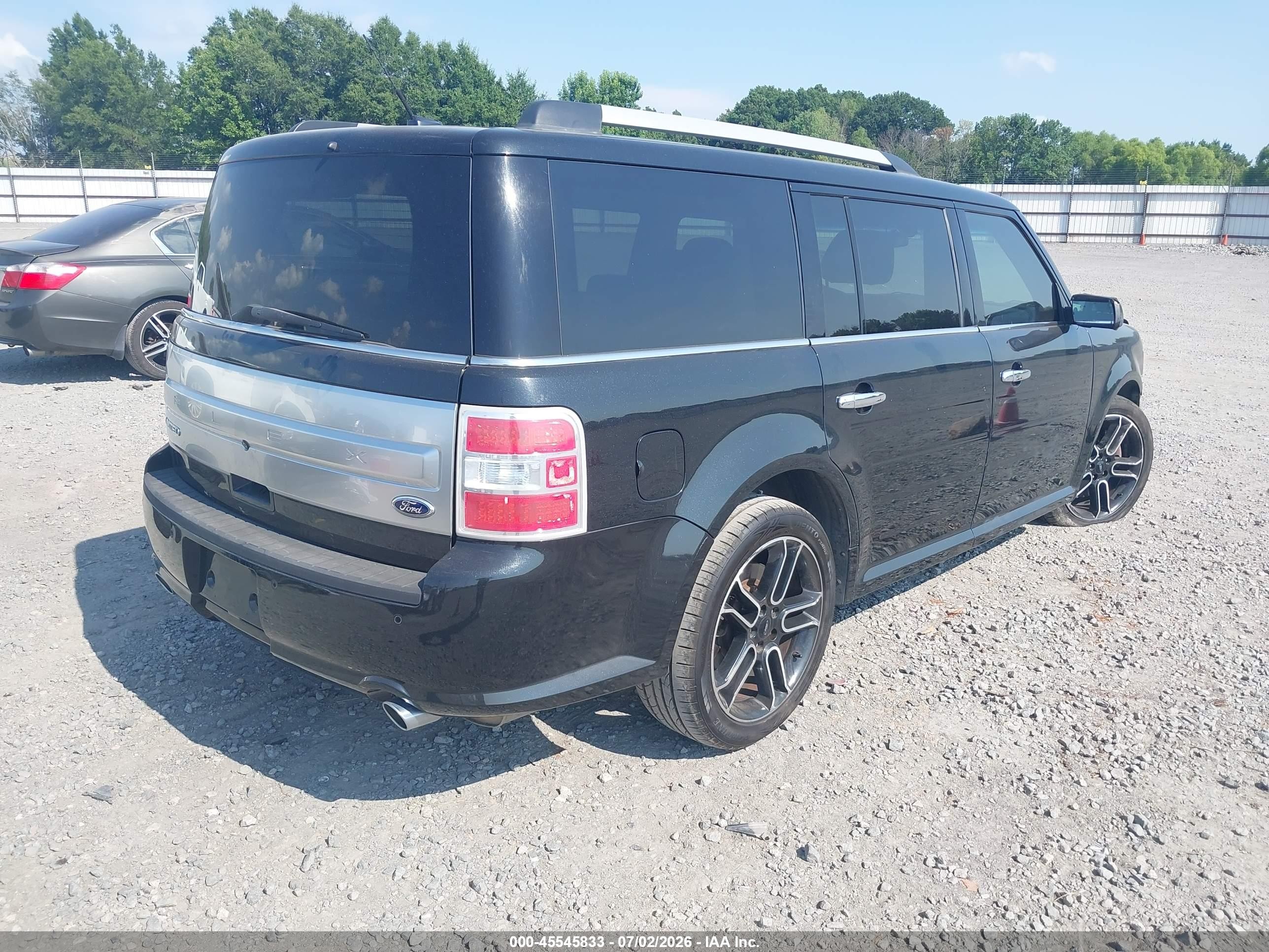 2014 Ford Flex Limited Black vin: 2FMGK5D86EBD22665