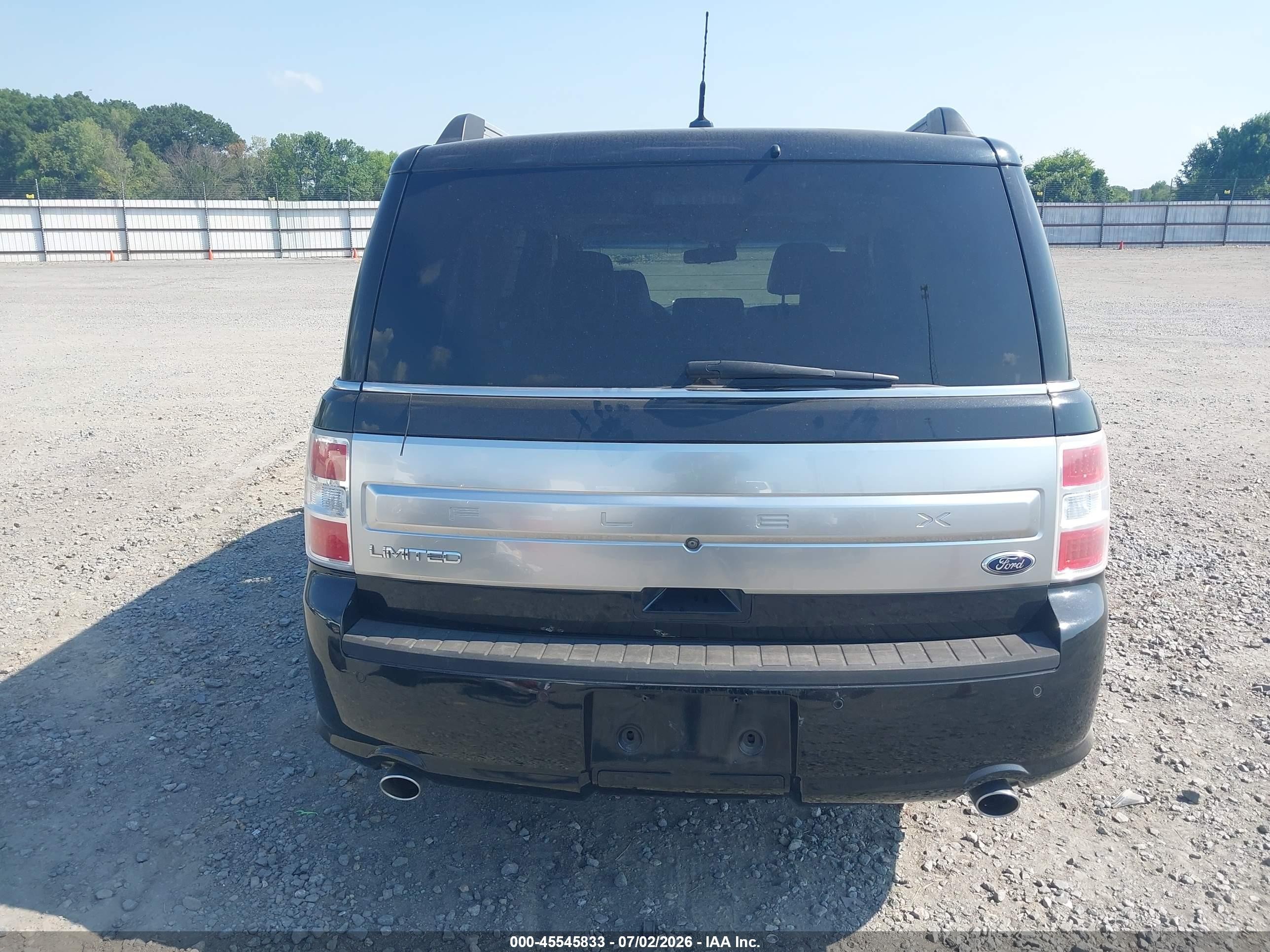 2014 Ford Flex Limited Black vin: 2FMGK5D86EBD22665