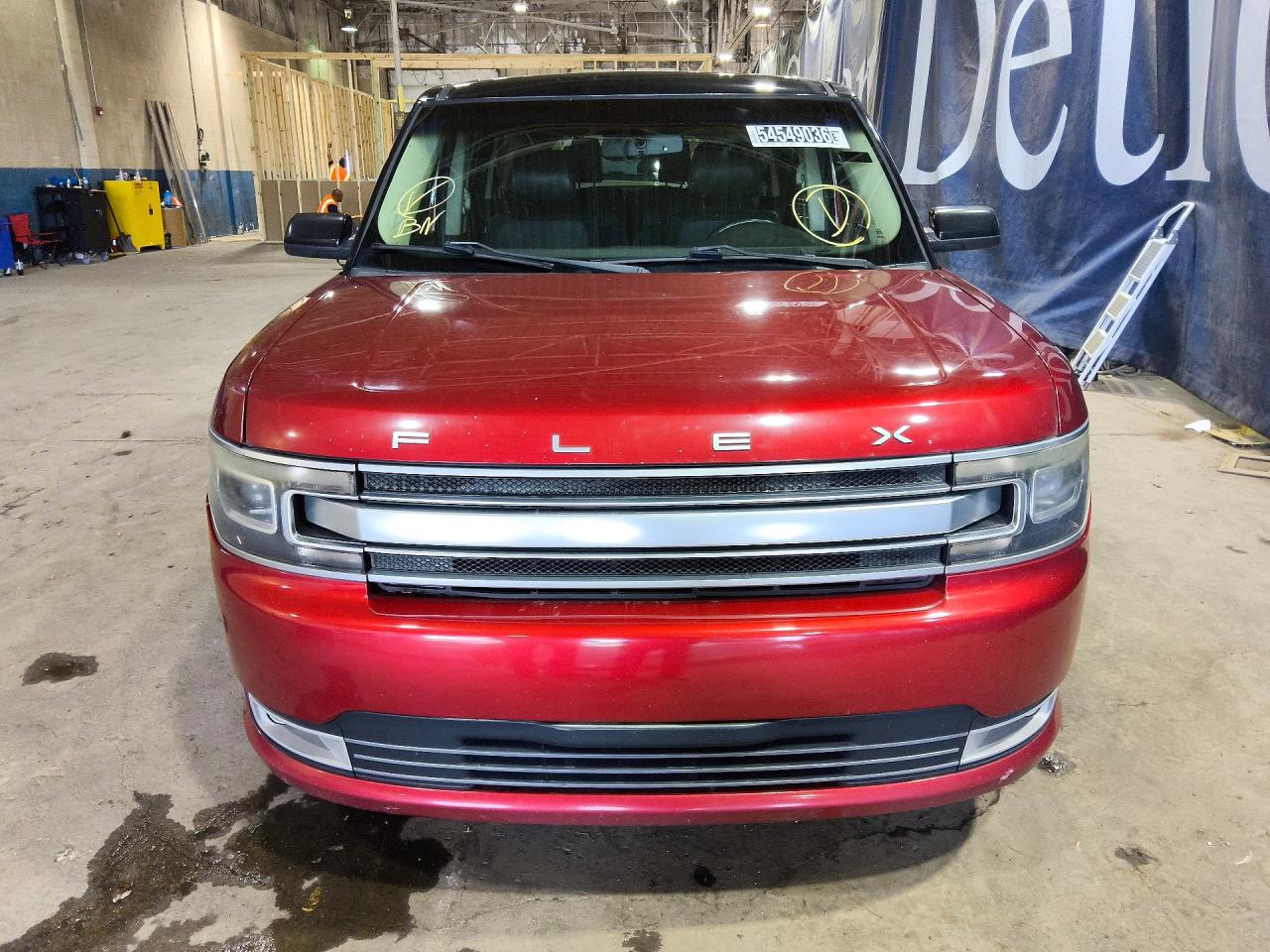 2014 Ford Flex Limited Red vin: 2FMGK5D86EBD23041