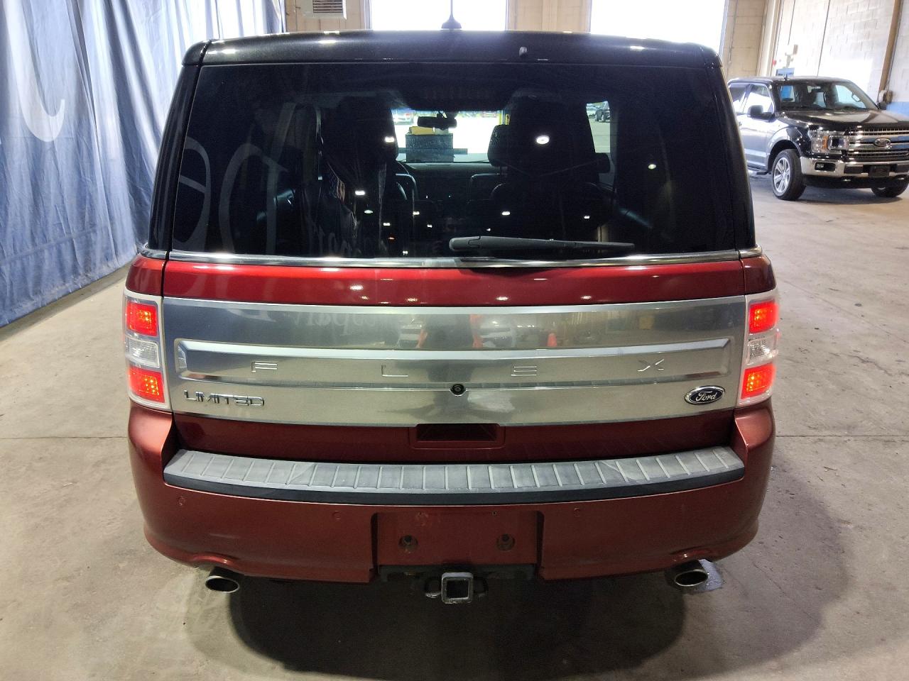 2014 Ford Flex Limited Red vin: 2FMGK5D86EBD23041