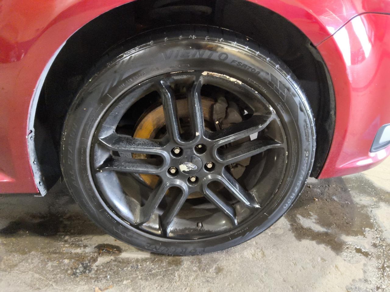 2014 Ford Flex Limited Red vin: 2FMGK5D86EBD23041 Damage: Right Front Wheel, Curb Rash, 11 To 12 Inches