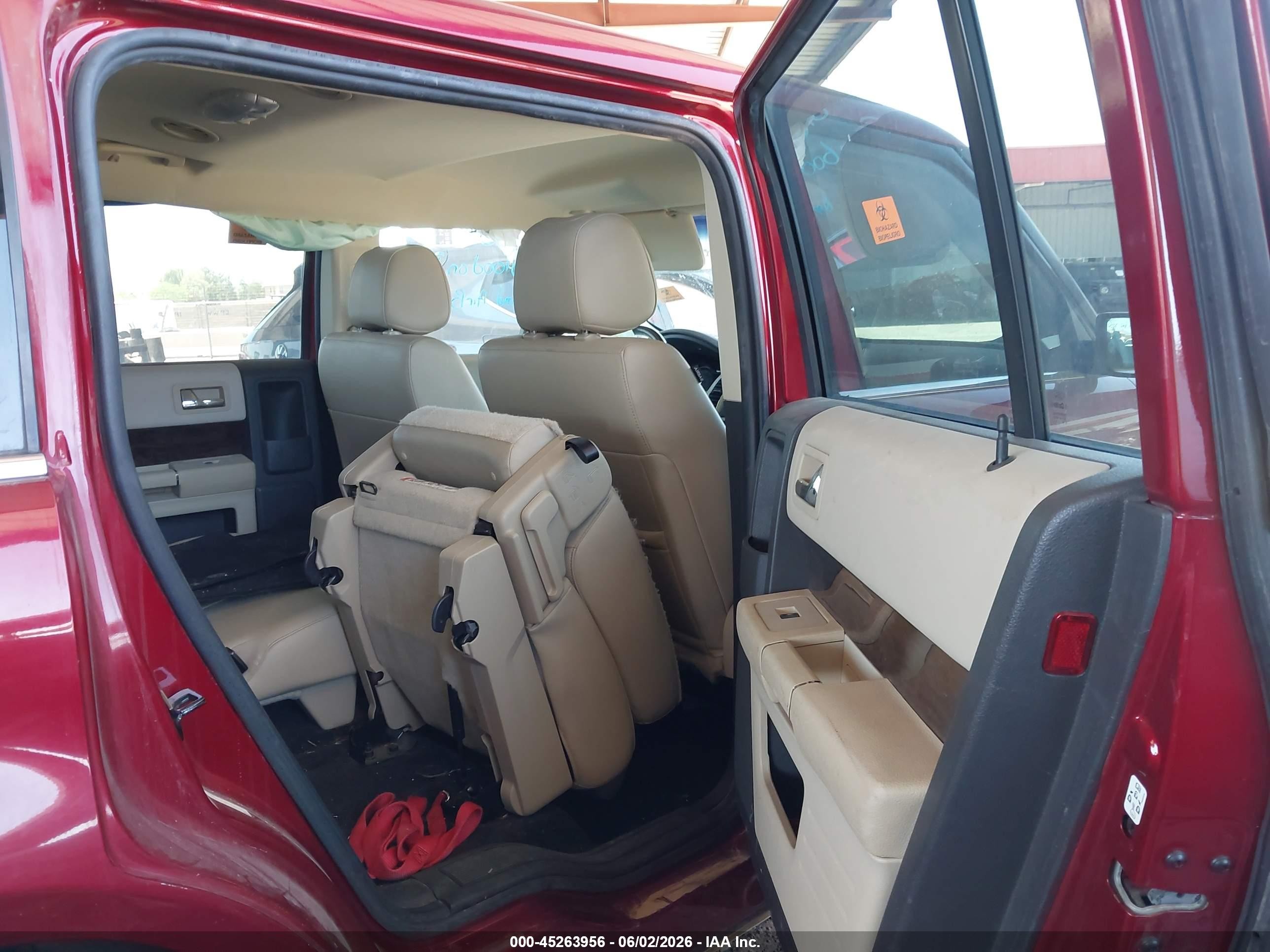 2014 Ford Flex Limited Красный vin: 2FMGK5D86EBD24304