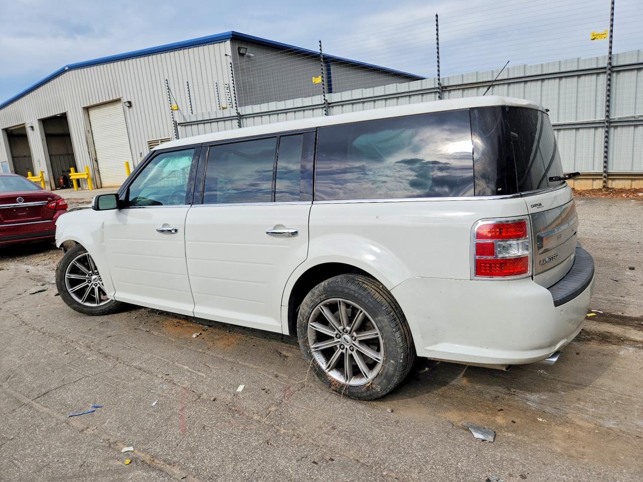2013 Ford Flex Limited Белый vin: 2FMGK5D87DBD01306