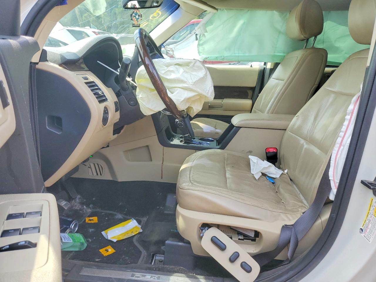 2013 Ford Flex Limited Белый vin: 2FMGK5D87DBD01306