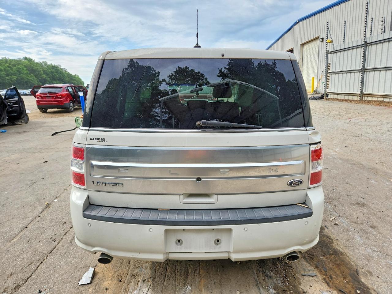 2013 Ford Flex Limited Белый vin: 2FMGK5D87DBD01306