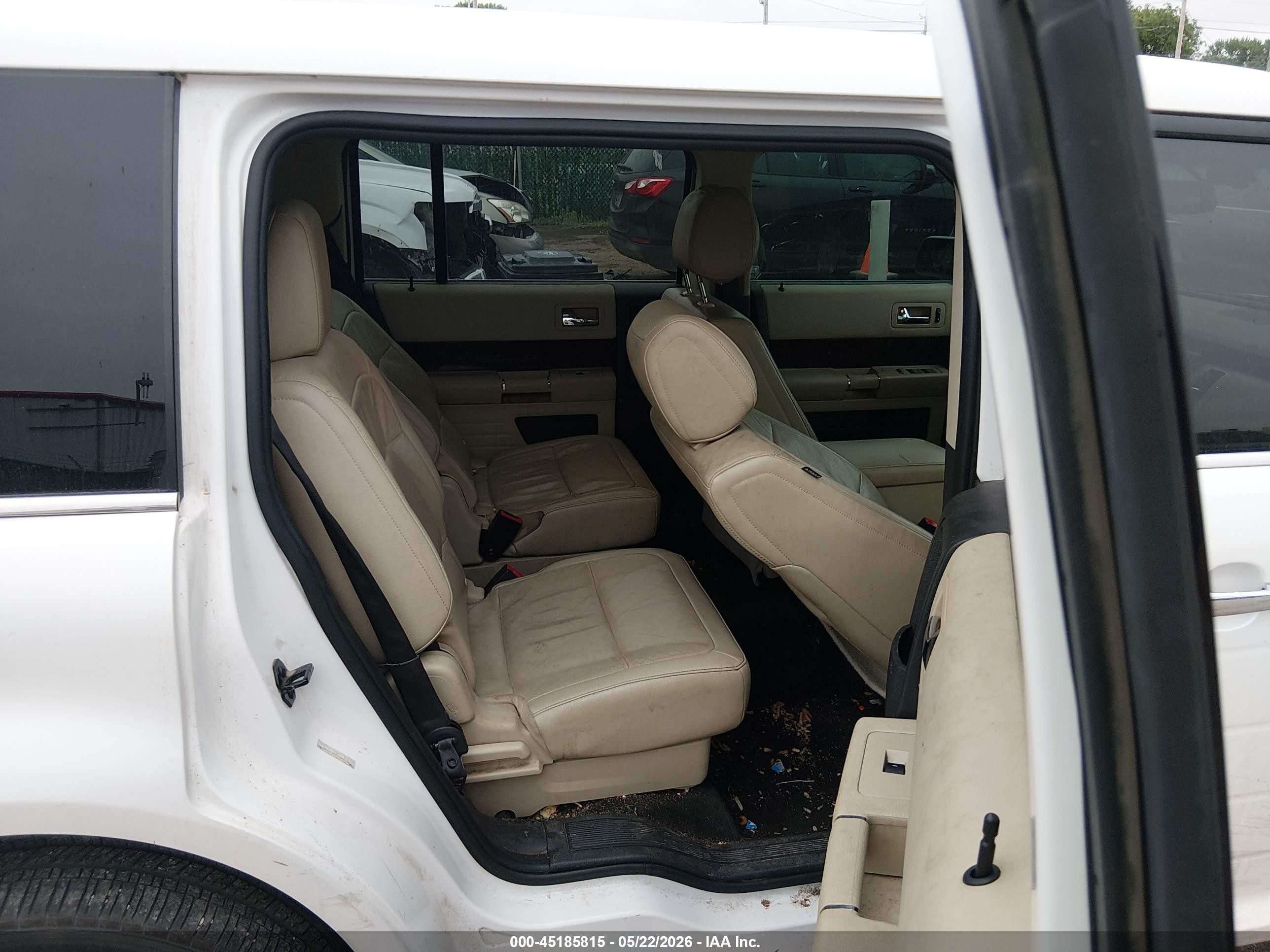 2013 Ford Flex Limited White vin: 2FMGK5D87DBD21250