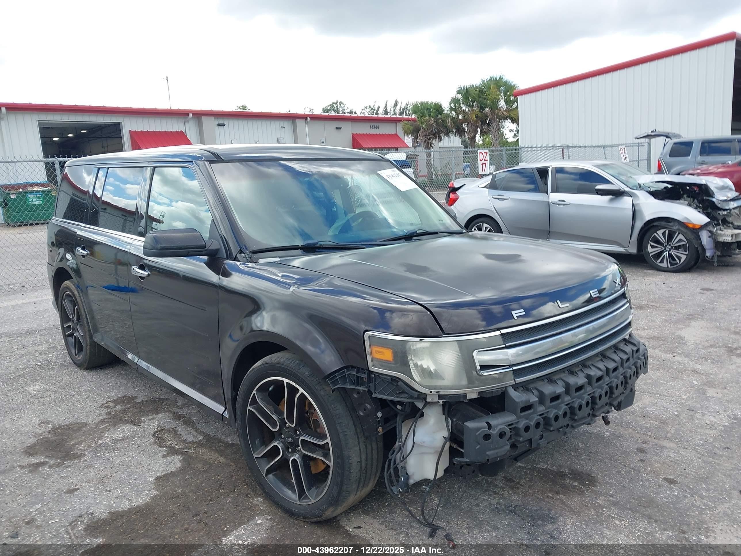 2013 Ford Flex Limited Burgundy vin: 2FMGK5D88DBD02786
