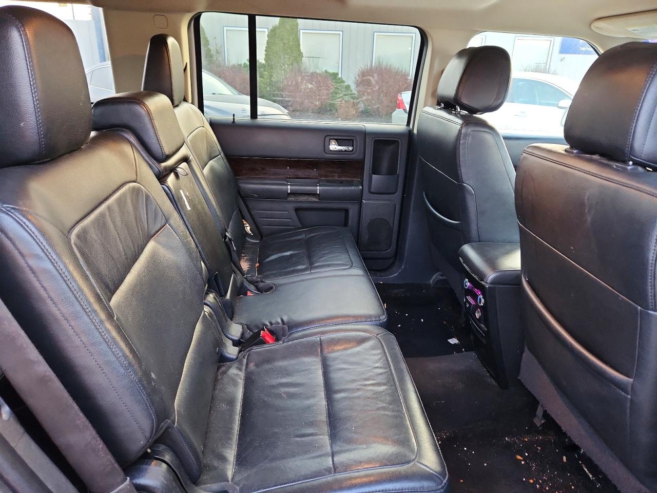 2014 Ford Flex Limited White vin: 2FMGK5D88EBD09321