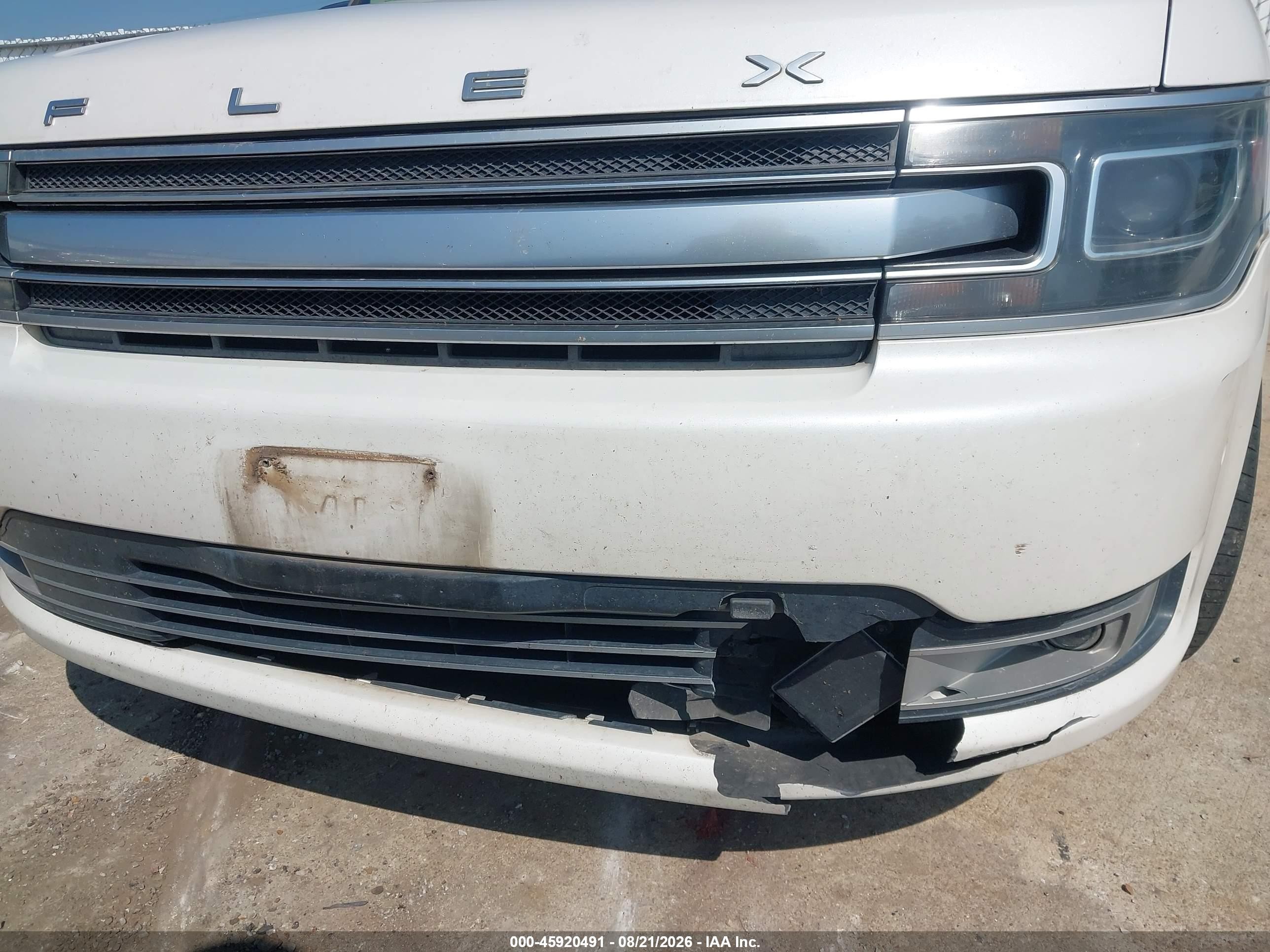2014 Ford Flex Limited Белый vin: 2FMGK5D88EBD11179