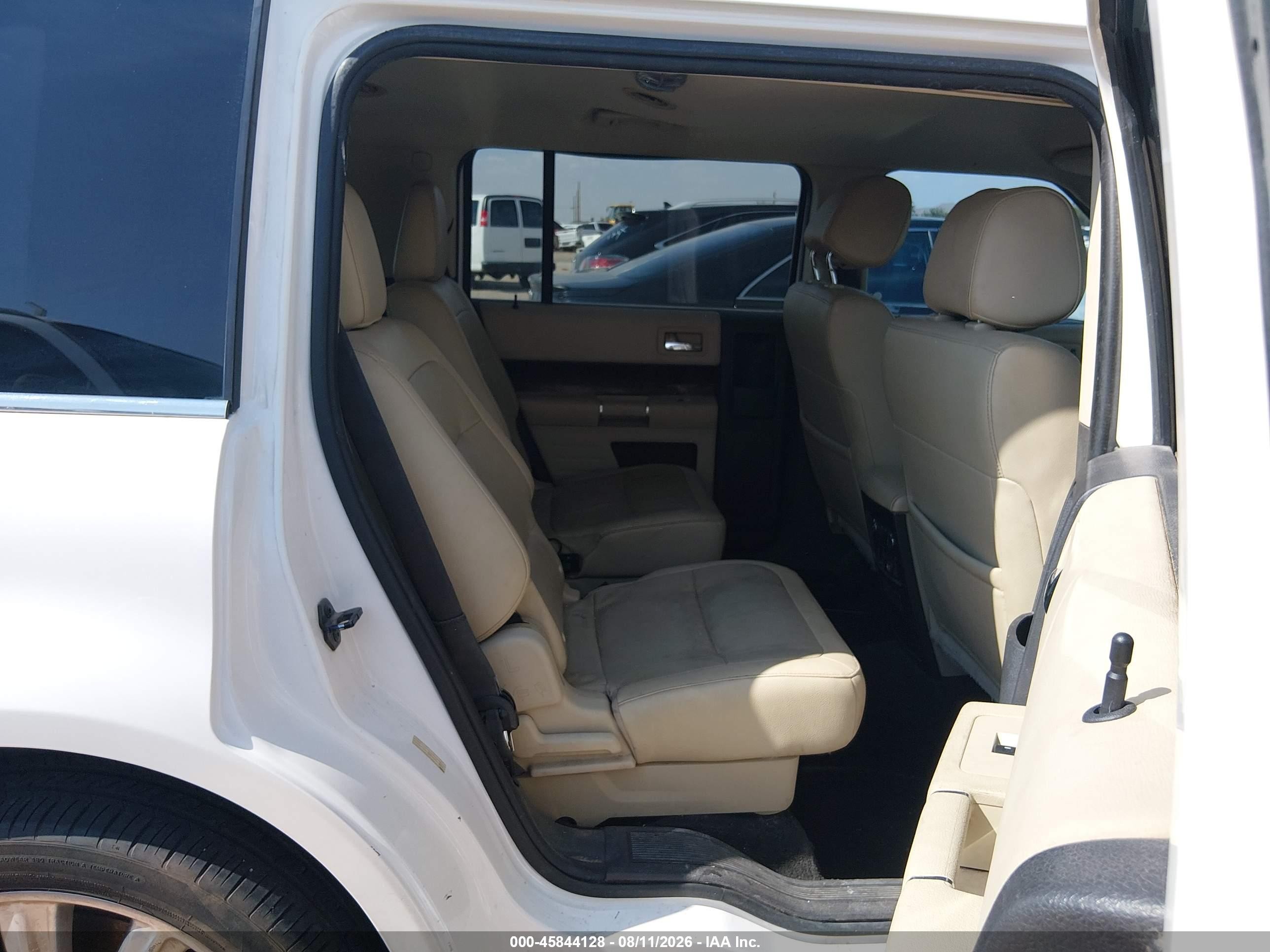 2014 Ford Flex Limited White vin: 2FMGK5D88EBD36910