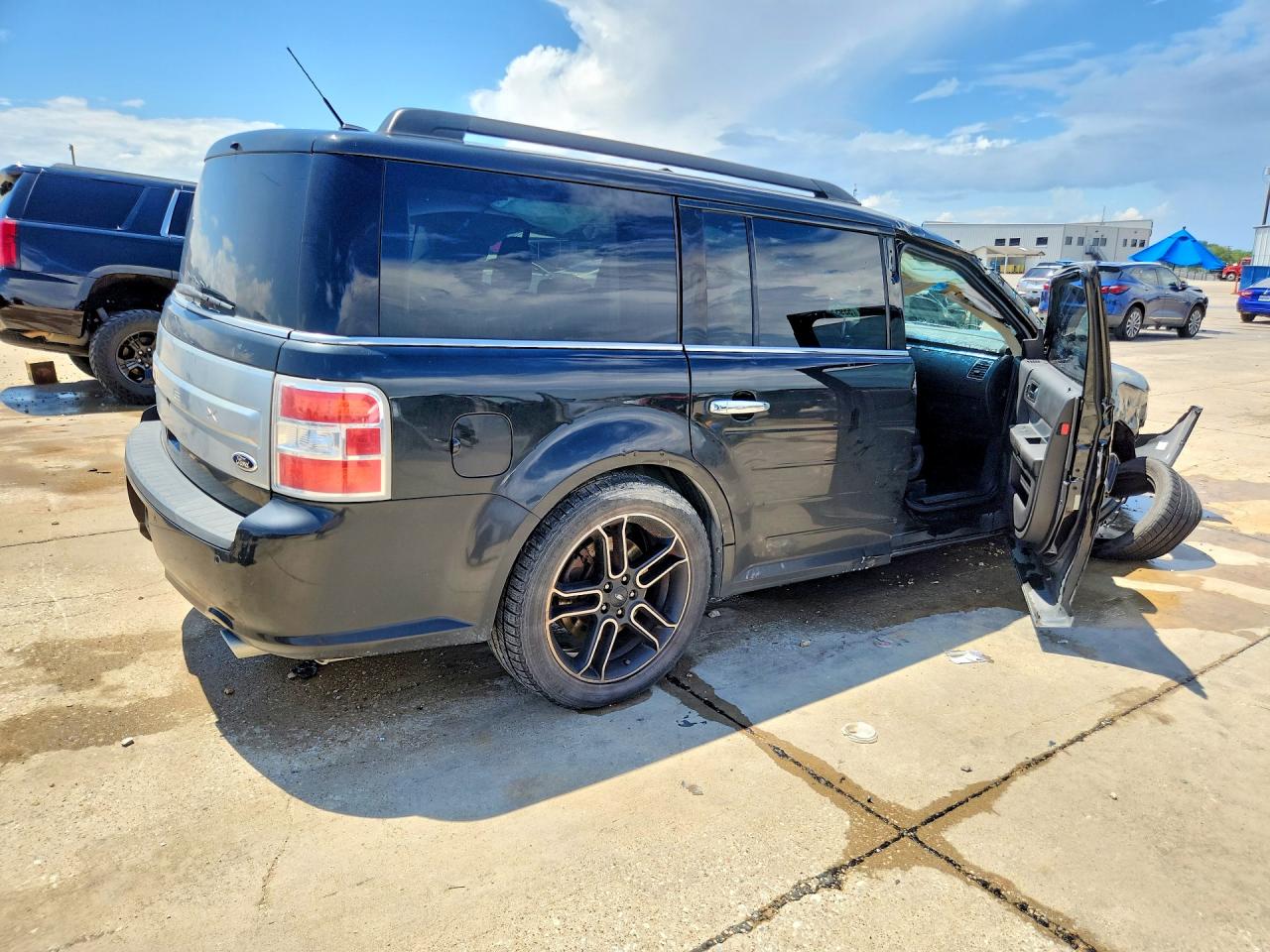 2014 Ford Flex Limited Black vin: 2FMGK5D88EBD41850