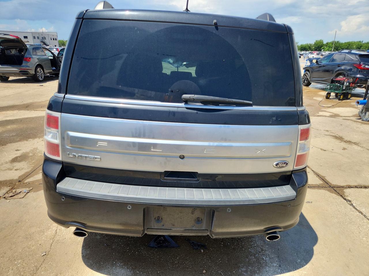 2014 Ford Flex Limited Black vin: 2FMGK5D88EBD41850
