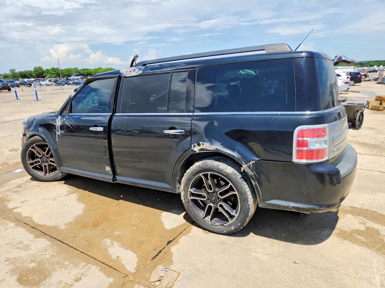2014 Ford Flex Limited Black vin: 2FMGK5D88EBD41850