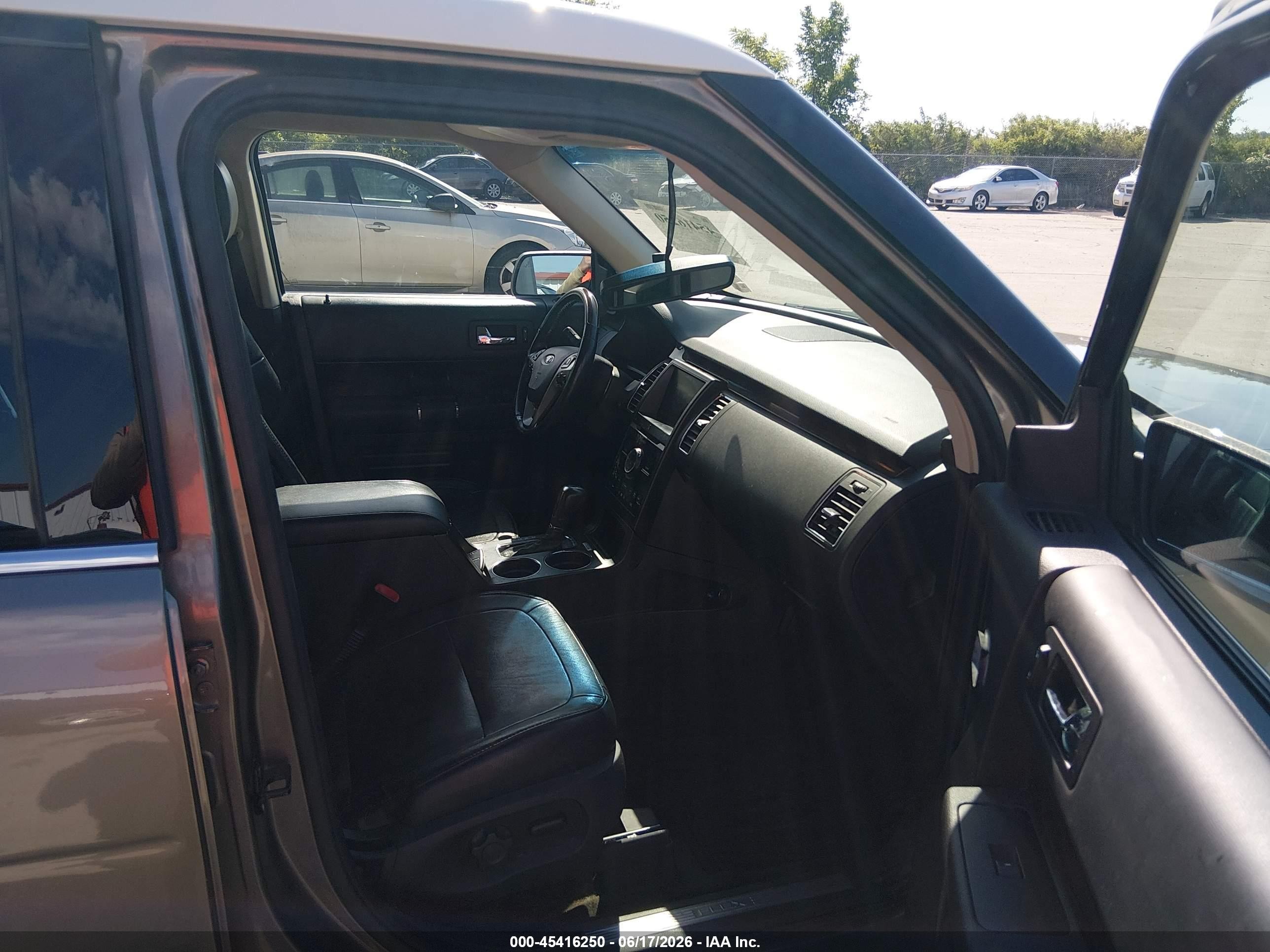 2014 Ford Flex Limited Серый vin: 2FMGK5D89EBD09327