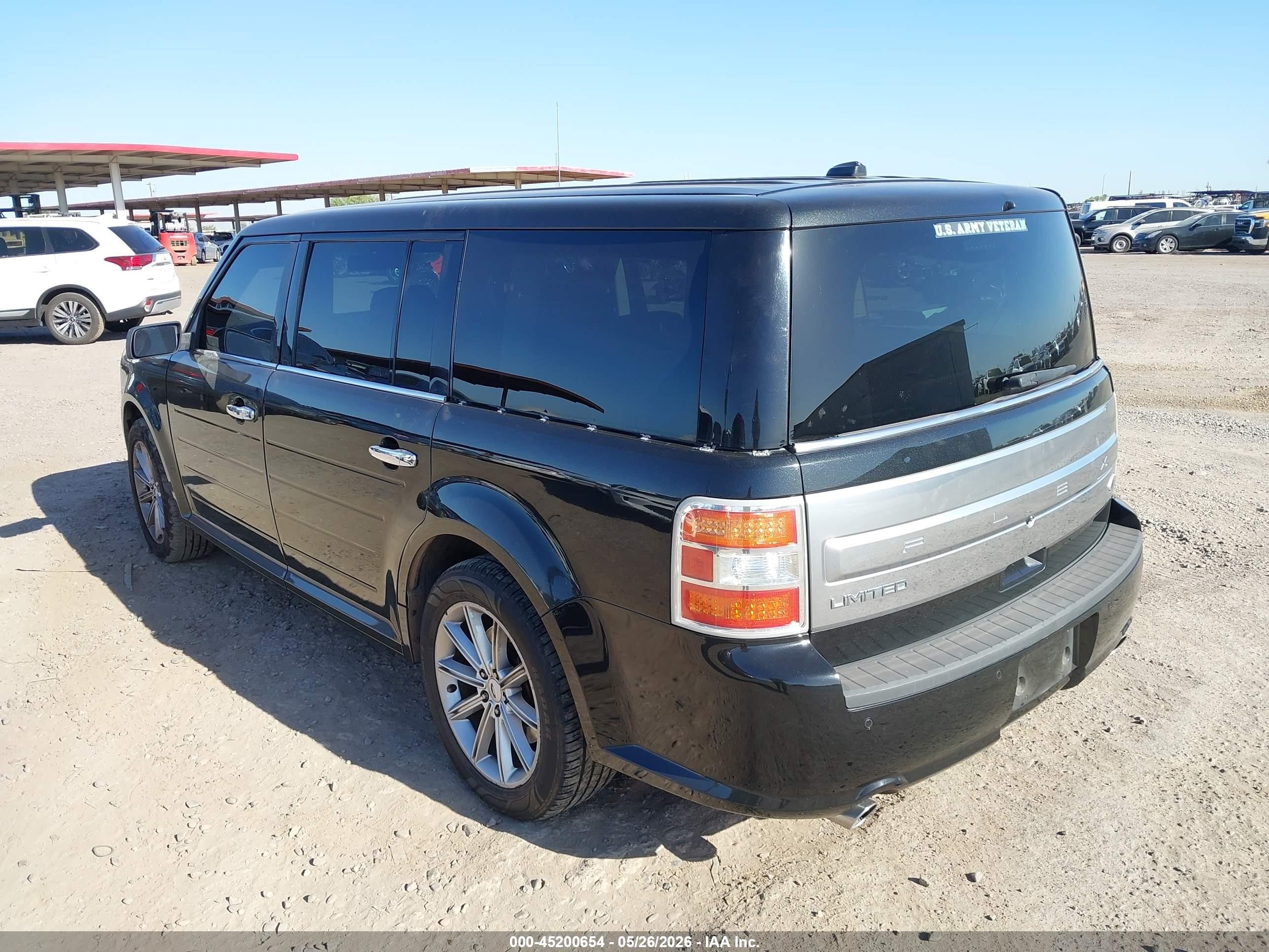 2015 Ford Flex Limited Black vin: 2FMGK5D89FBA03777
