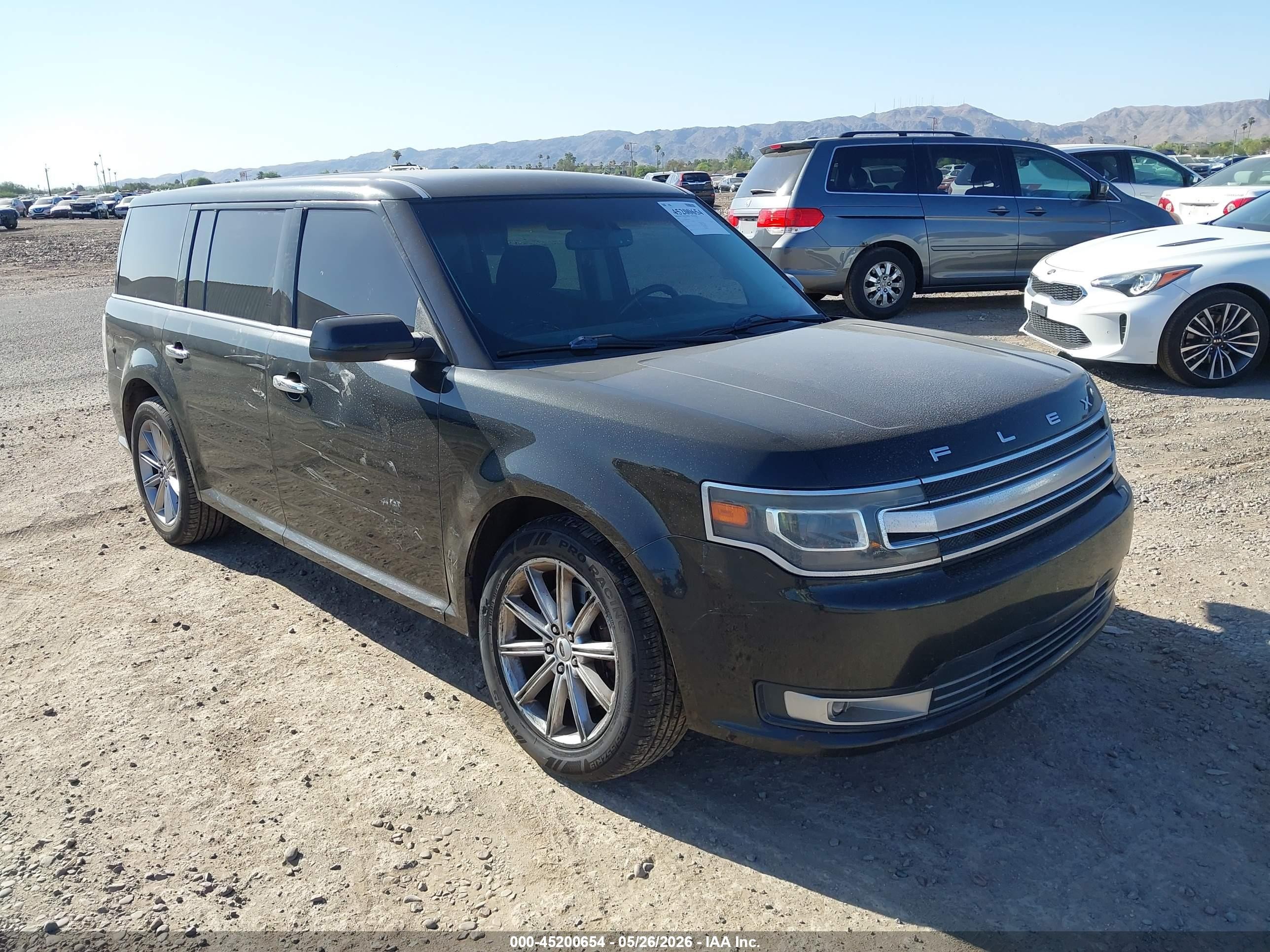 2015 Ford Flex Limited Black vin: 2FMGK5D89FBA03777