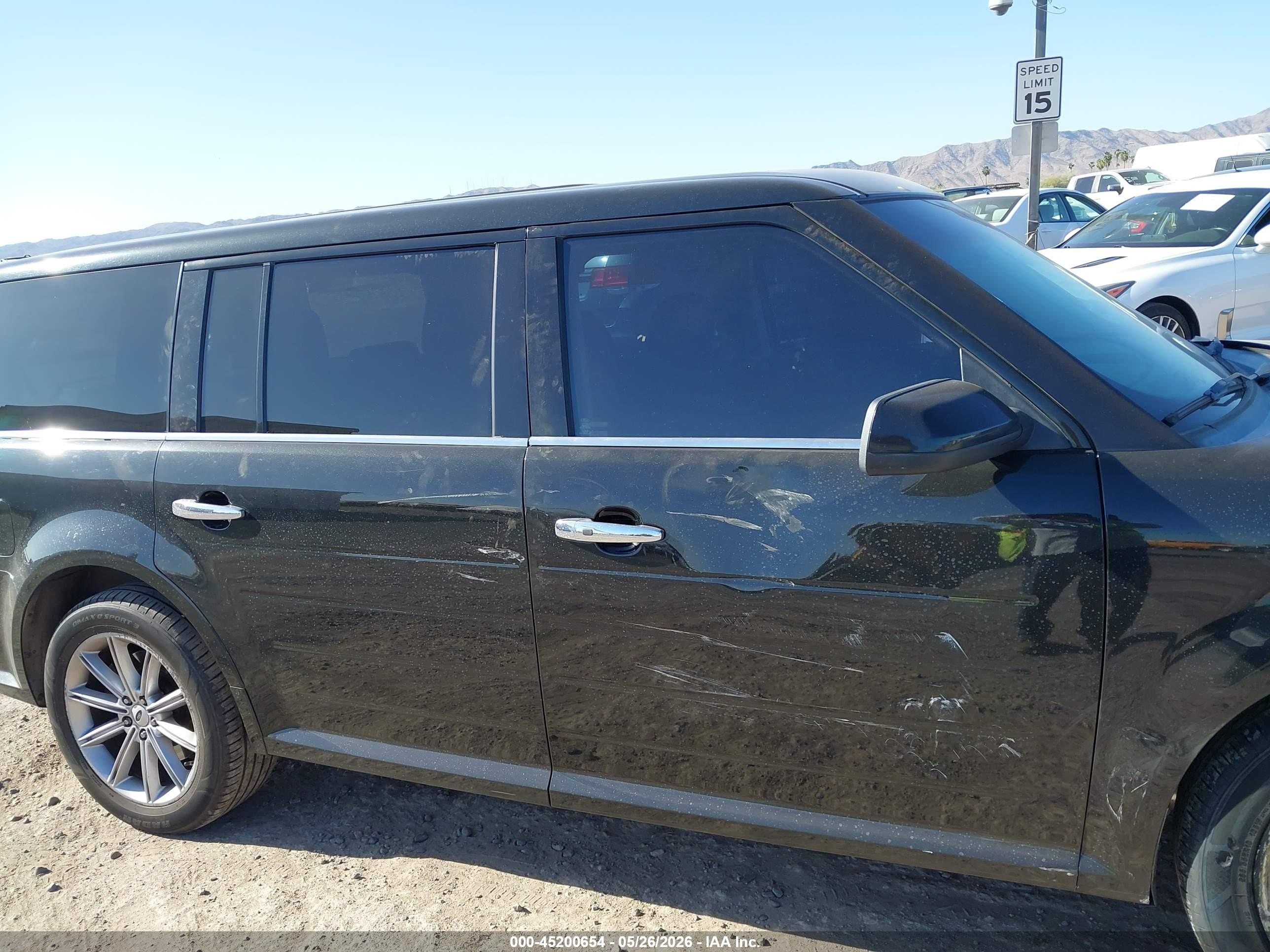 2015 Ford Flex Limited Black vin: 2FMGK5D89FBA03777