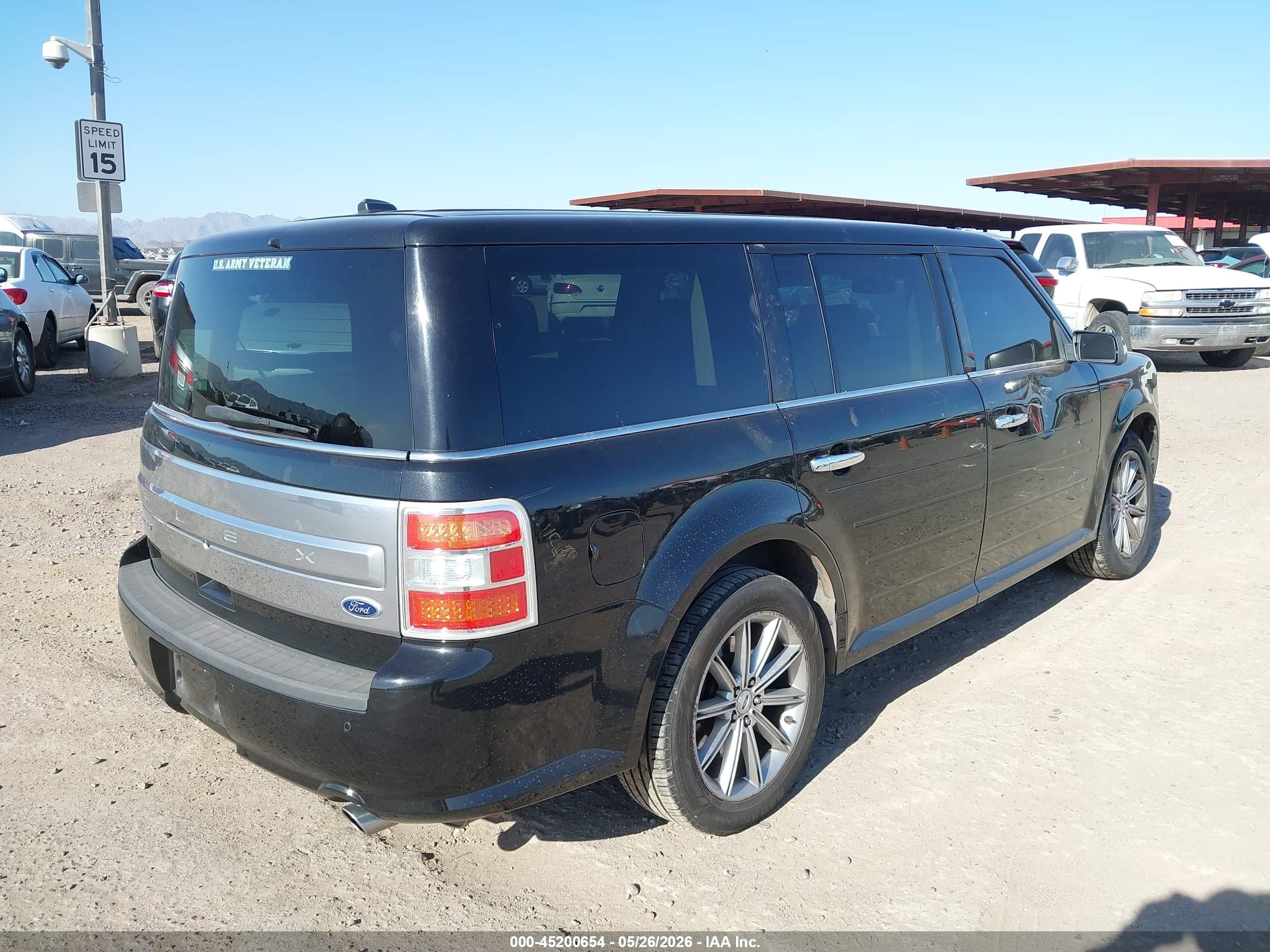 2015 Ford Flex Limited Black vin: 2FMGK5D89FBA03777