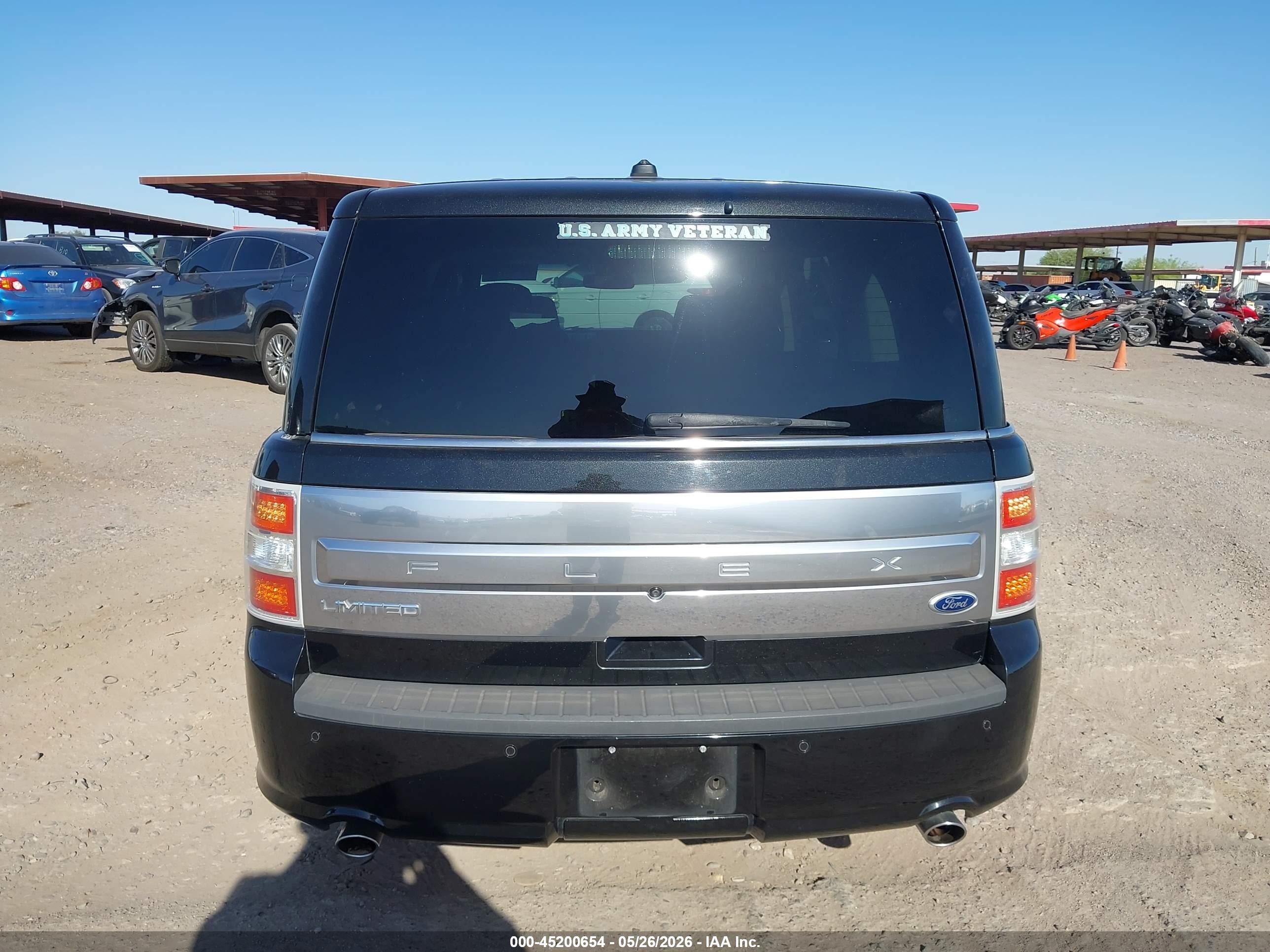 2015 Ford Flex Limited Black vin: 2FMGK5D89FBA03777