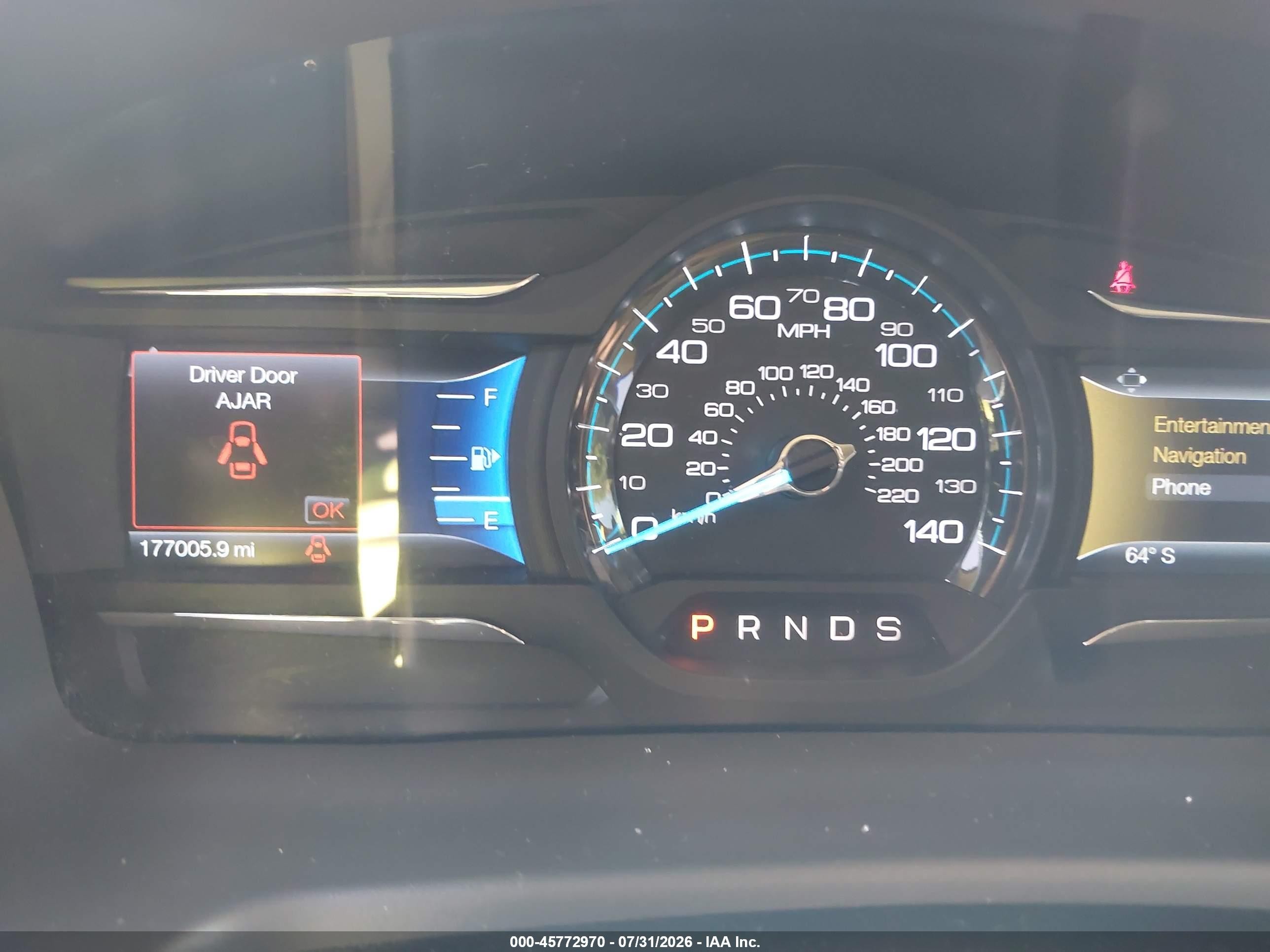 2015 Ford Flex Limited Синий vin: 2FMGK5D89FBA19459