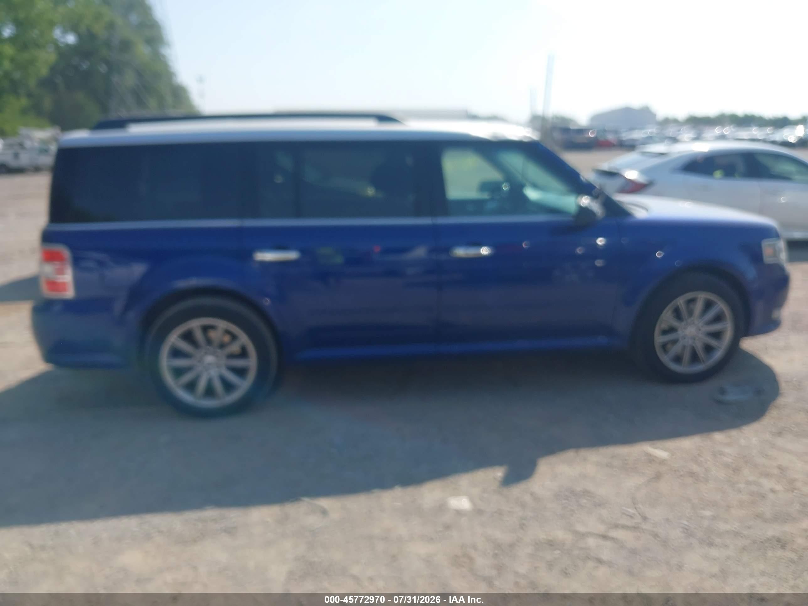 2015 Ford Flex Limited Синий vin: 2FMGK5D89FBA19459
