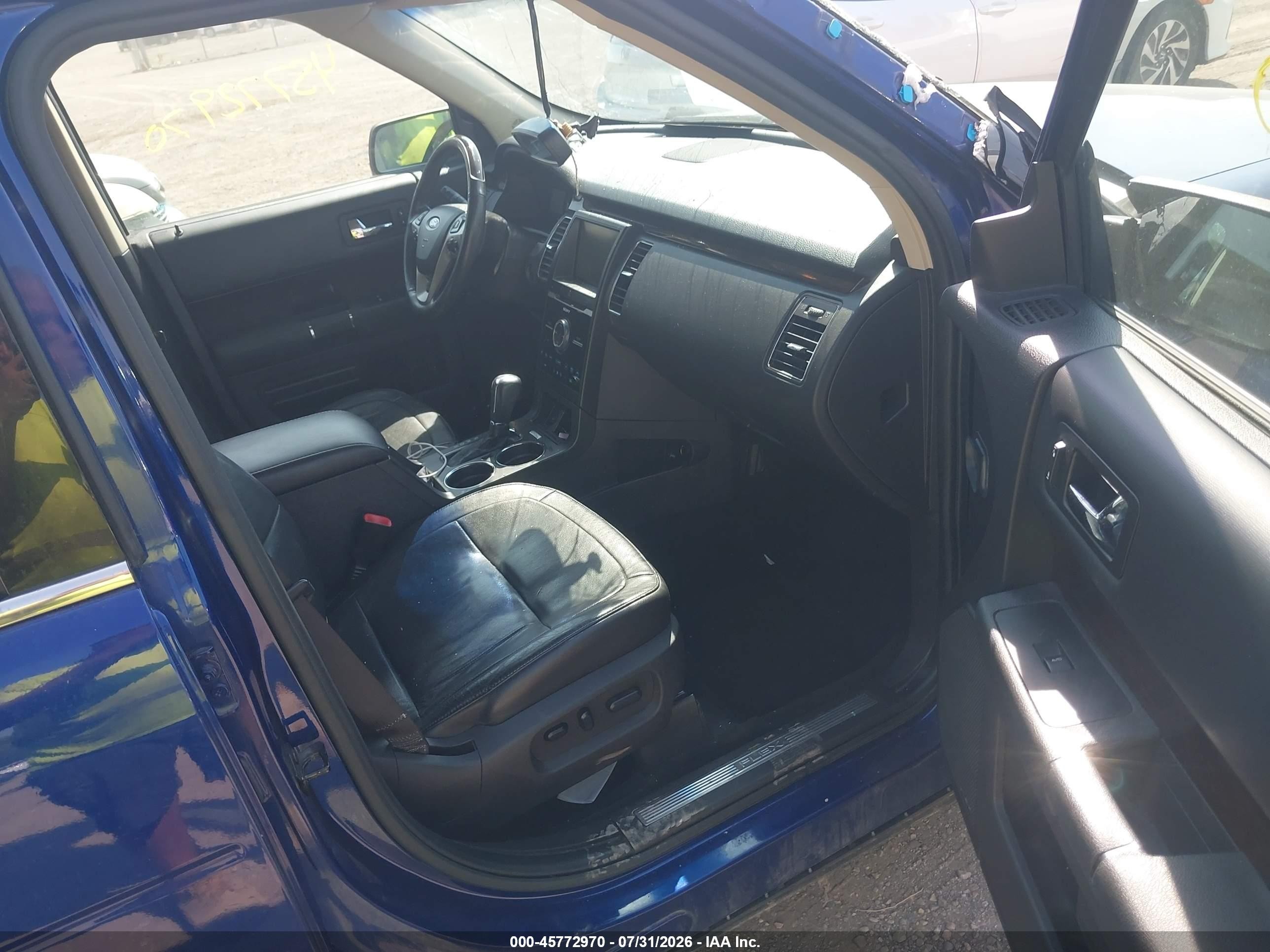 2015 Ford Flex Limited Синий vin: 2FMGK5D89FBA19459