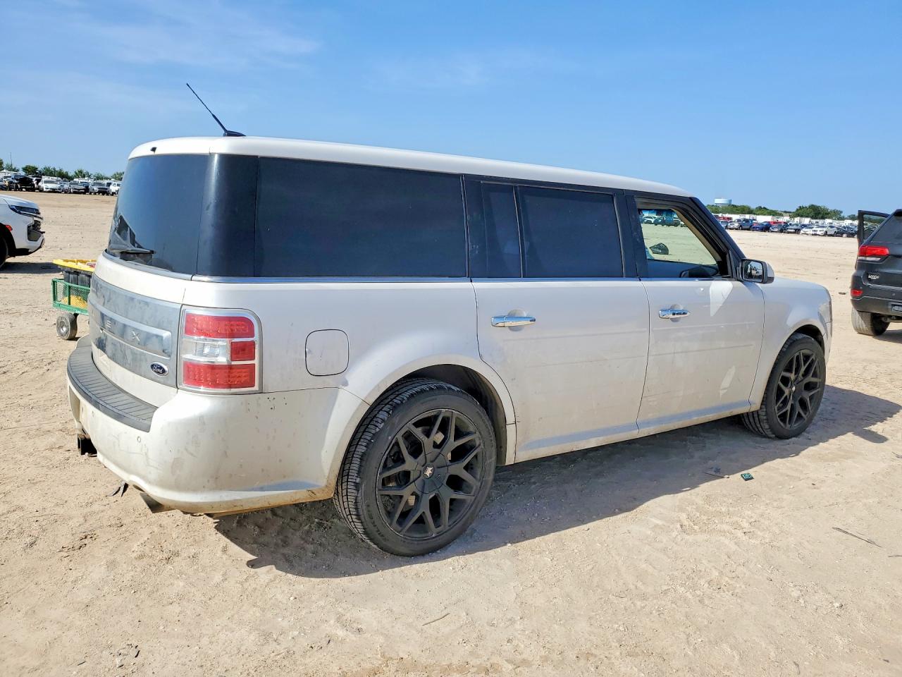 2014 Ford Flex Limited Белый vin: 2FMGK5D8XEBD11071