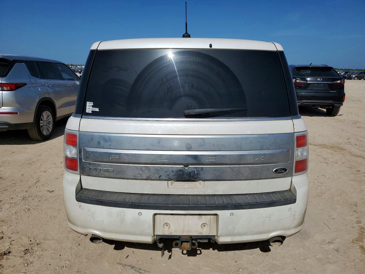 2014 Ford Flex Limited Белый vin: 2FMGK5D8XEBD11071