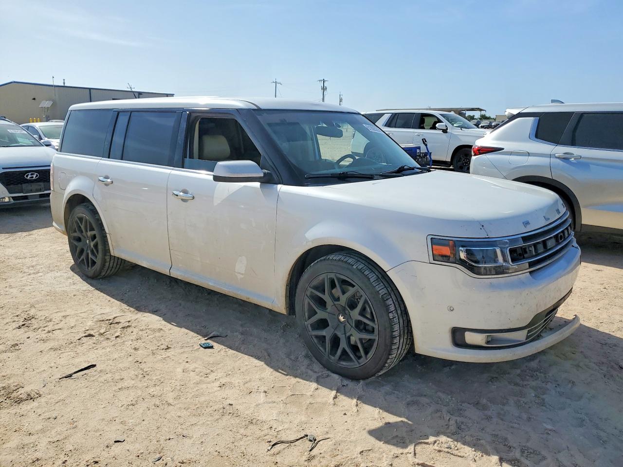 2014 Ford Flex Limited Белый vin: 2FMGK5D8XEBD11071