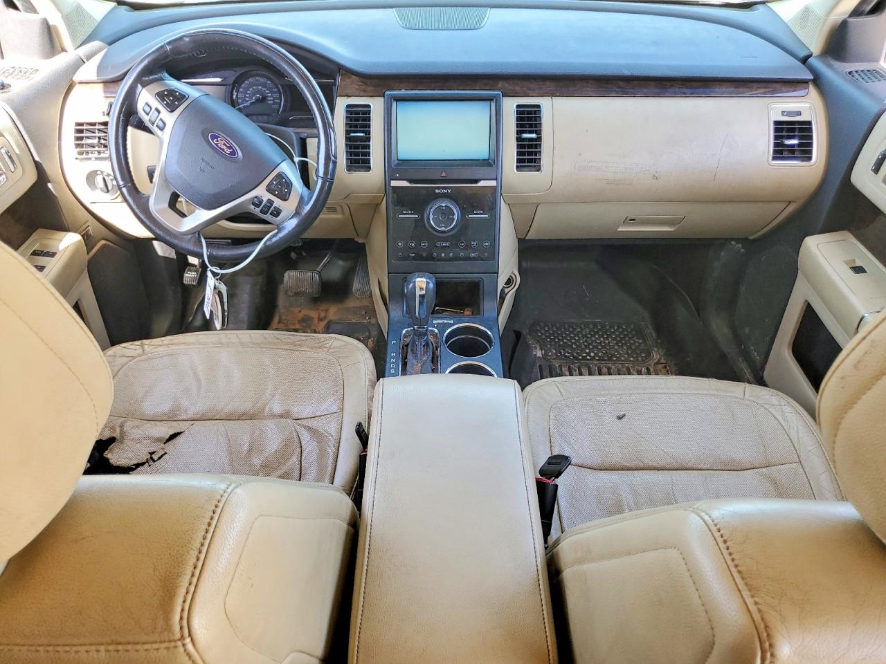 2014 Ford Flex Limited Белый vin: 2FMGK5D8XEBD11071