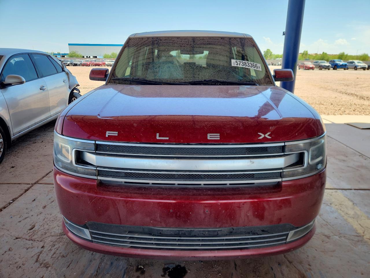 2014 Ford Flex Limited Red vin: 2FMGK5D8XEBD25648