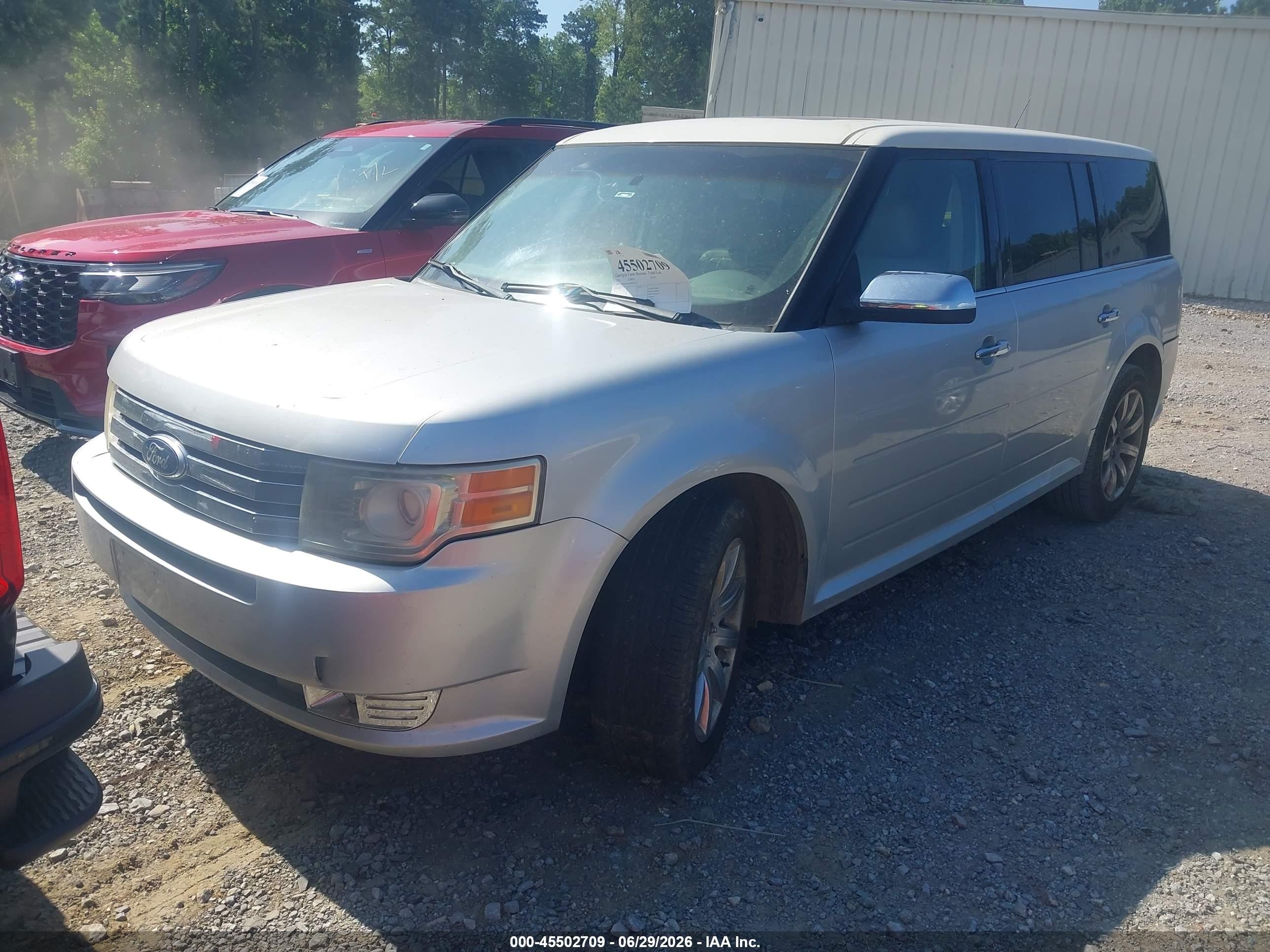 2011 Ford Flex Limited Silver vin: 2FMGK5DC0BBD10396