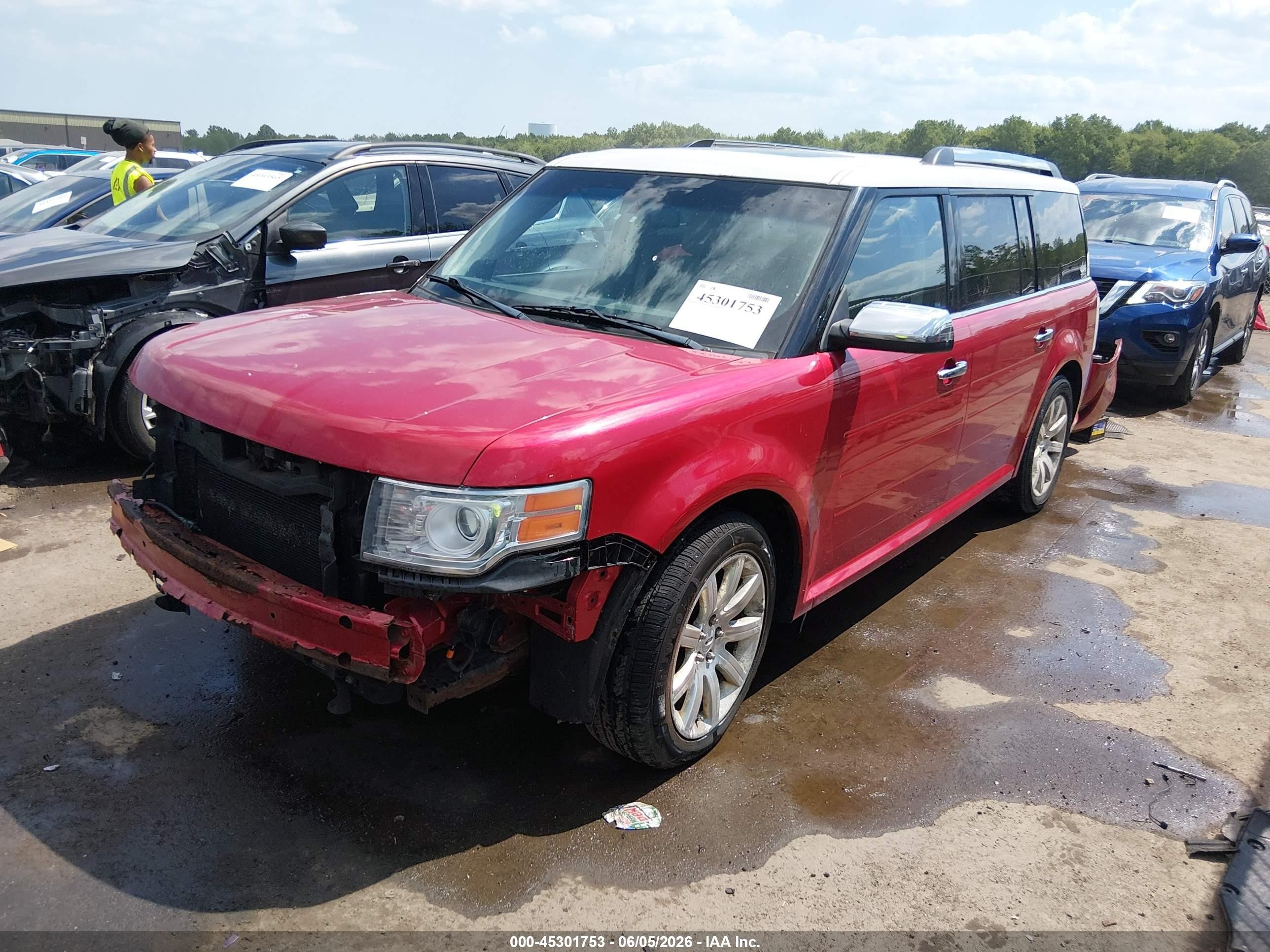 2012 Ford Flex Limited Red vin: 2FMGK5DC0CBD10562